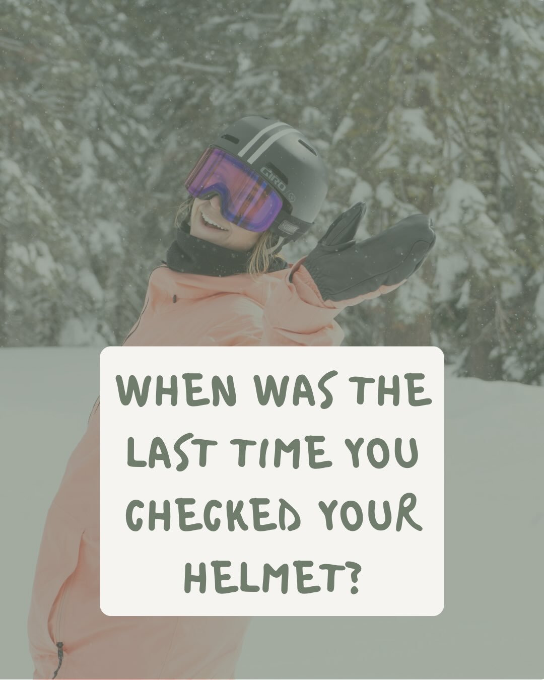 When was the last time you checked if your helmet is actually still safe?

Helmets can look totally fine on the outside, but over time the foam, shell, or straps can break down &mdash; meaning they may not protect your brain when you need them most.
