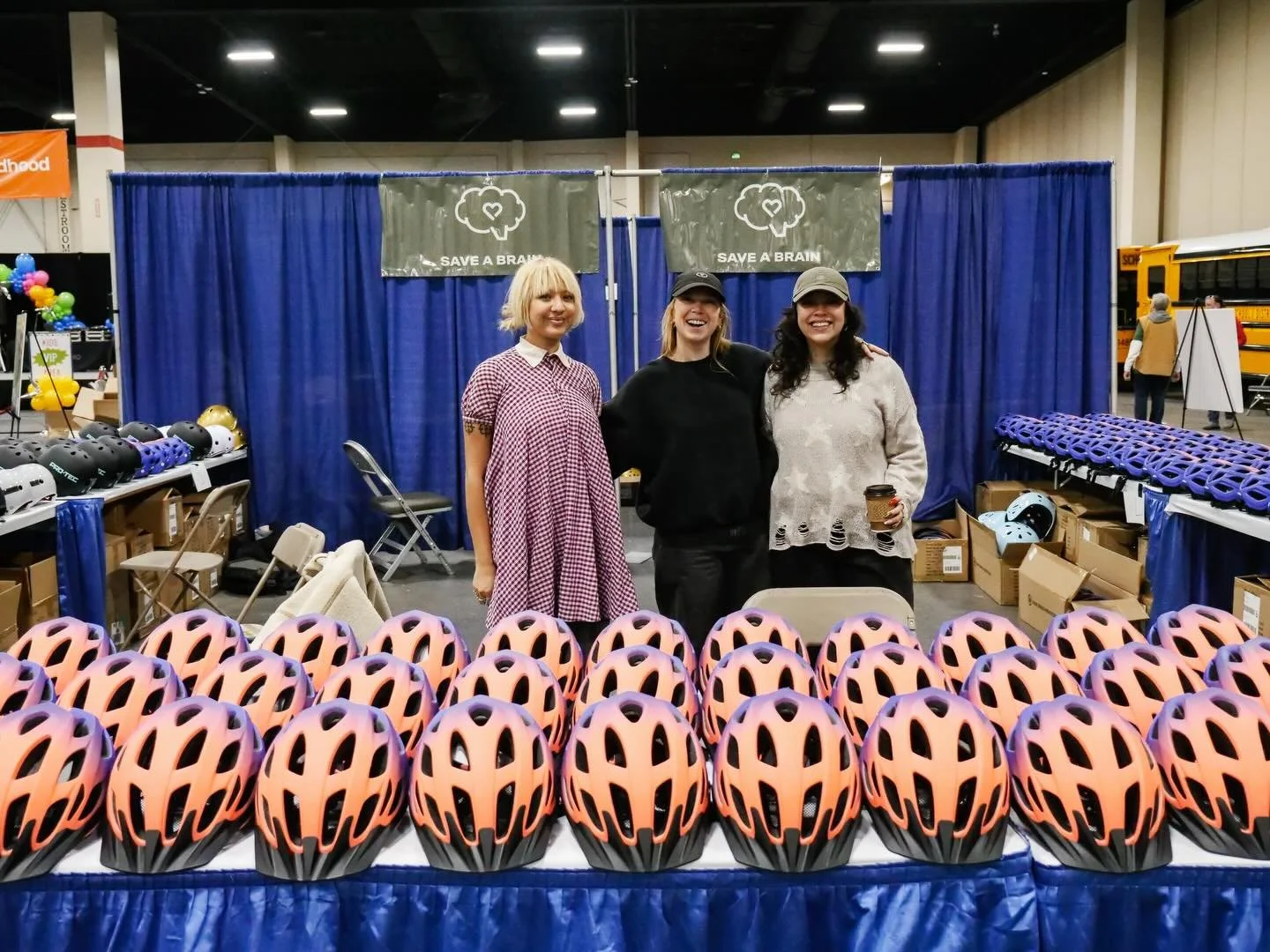 Still soaking in the energy from the @iheartradio Kids Safety Fair event back in February 🤍

Because of this community, we were able to team up with the @utahhighwaypatrol and donate 800 helmets to families and kids in need. That&rsquo;s 800 more op