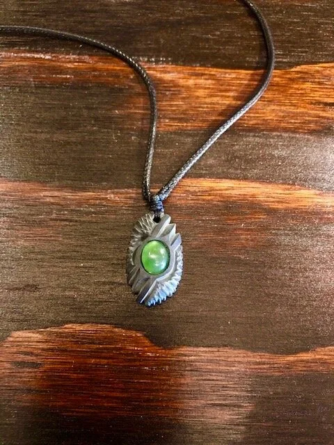 Basalt &amp; Bonanite Pendant by Kai Chow