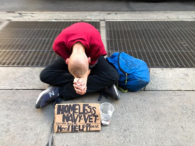 Homeless Navy Vet | 6th Ave #igersofnewyork #ig_northamerica #instagramnyc @instagram #igers #photooftheday #pixoftheday #seemycity #newyorkcity #newyork #nyc #citylife #cityliving #photojournalism #streetphotography #photography #reportage #document