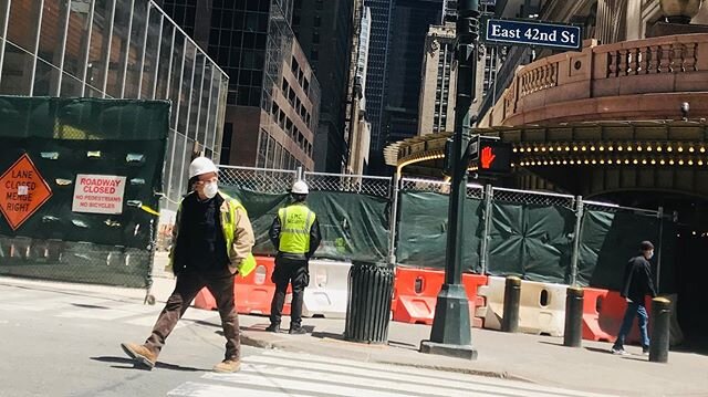 Grand Central Station ext #construction #mask #nyc #newyorkcity