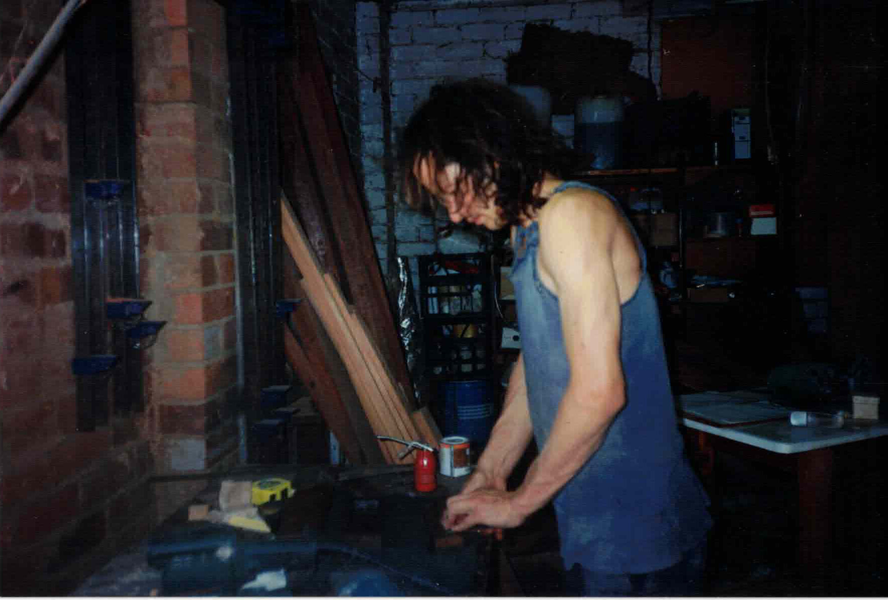  Thor in his workshop, 1992 
