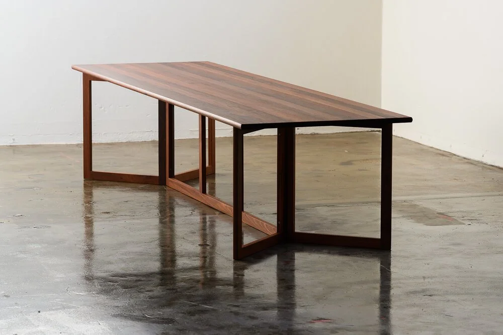 Y Plan Table in recycled bluegum / coastal reds