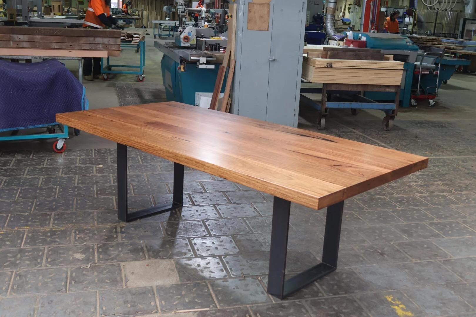 Steel Hoop Leg Table
