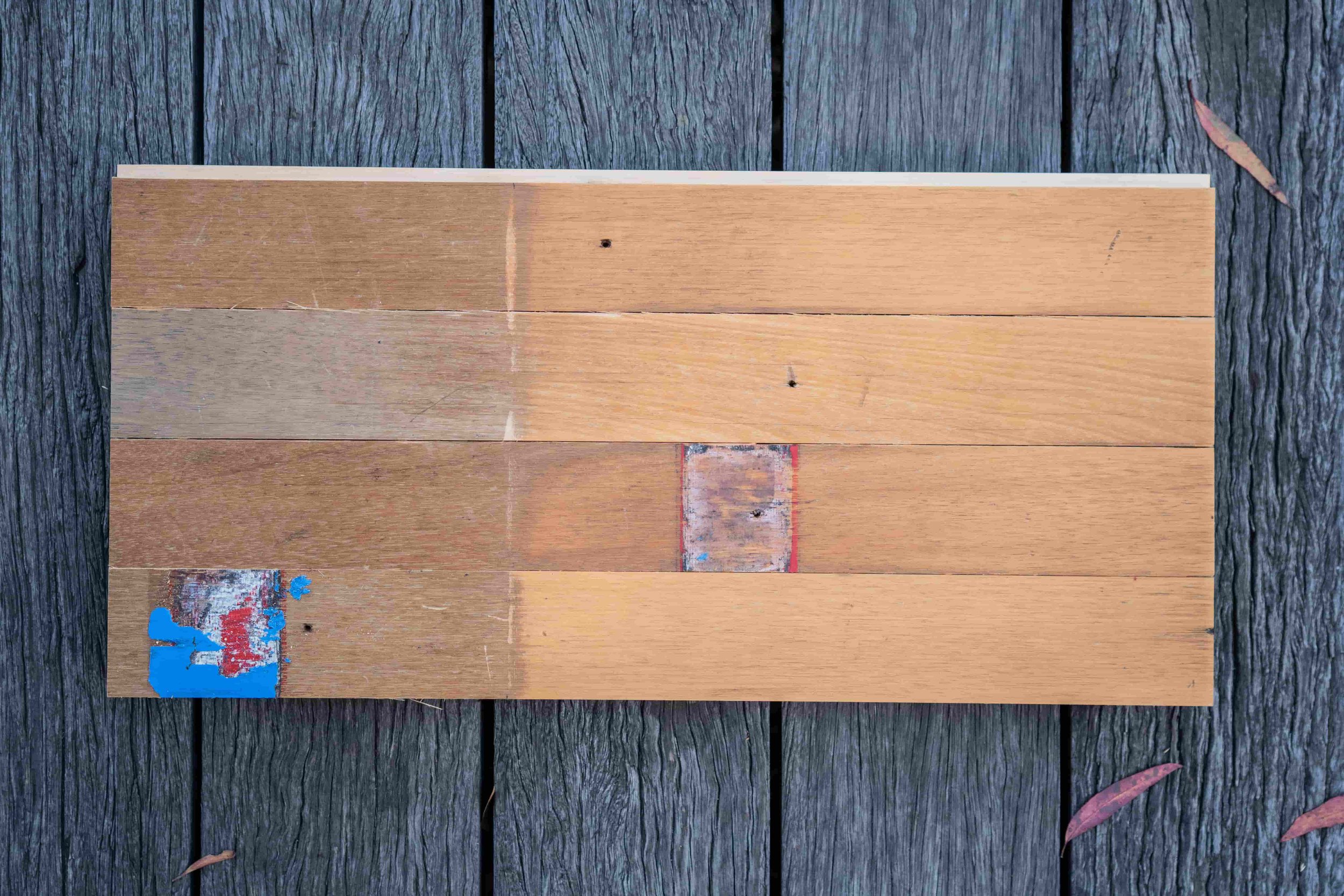  Ramin Salvaged Flooring Sample Board 