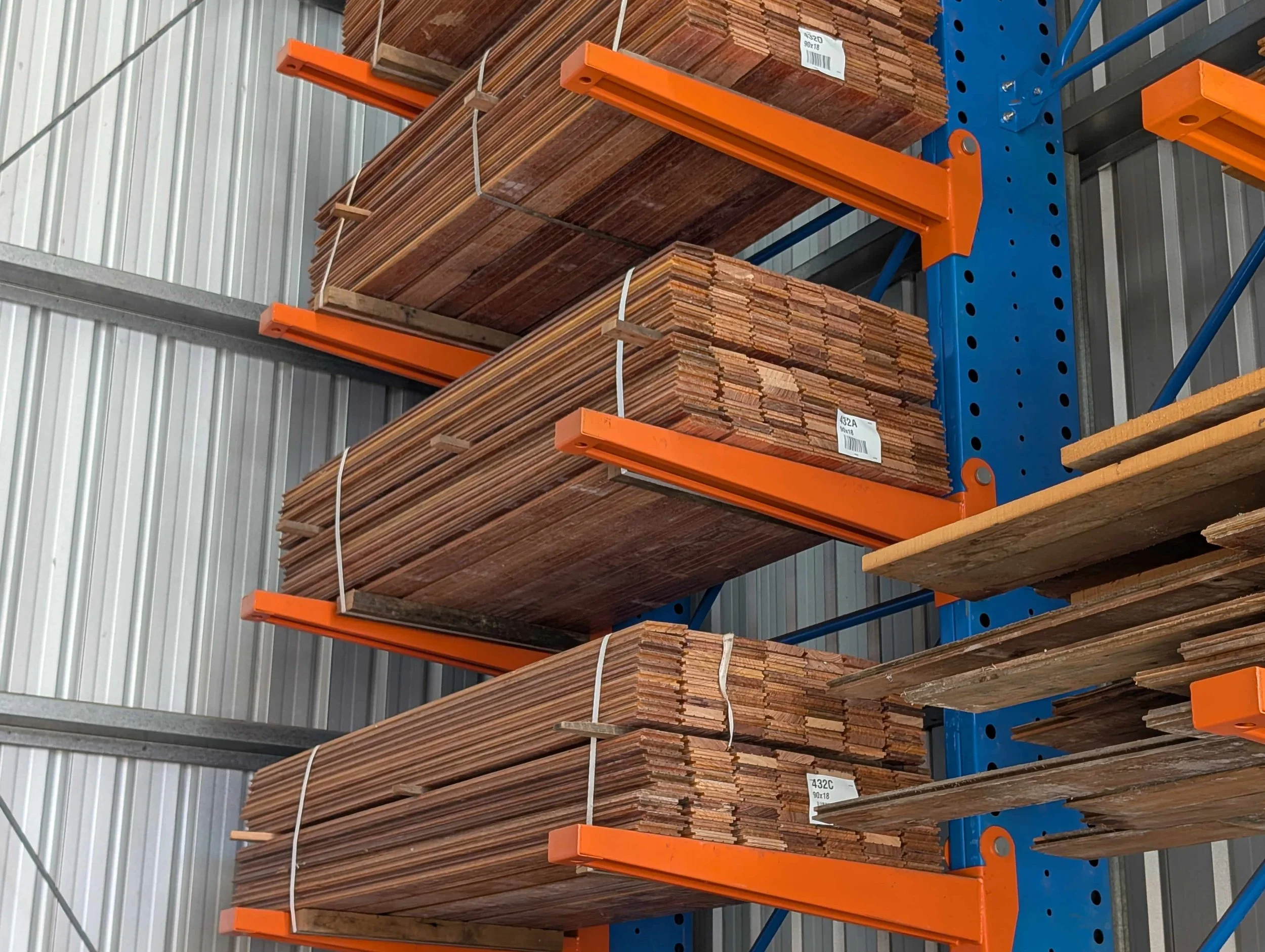  Mixed Reds Salvaged Flooring - Surry Hills Beauty Parlour 