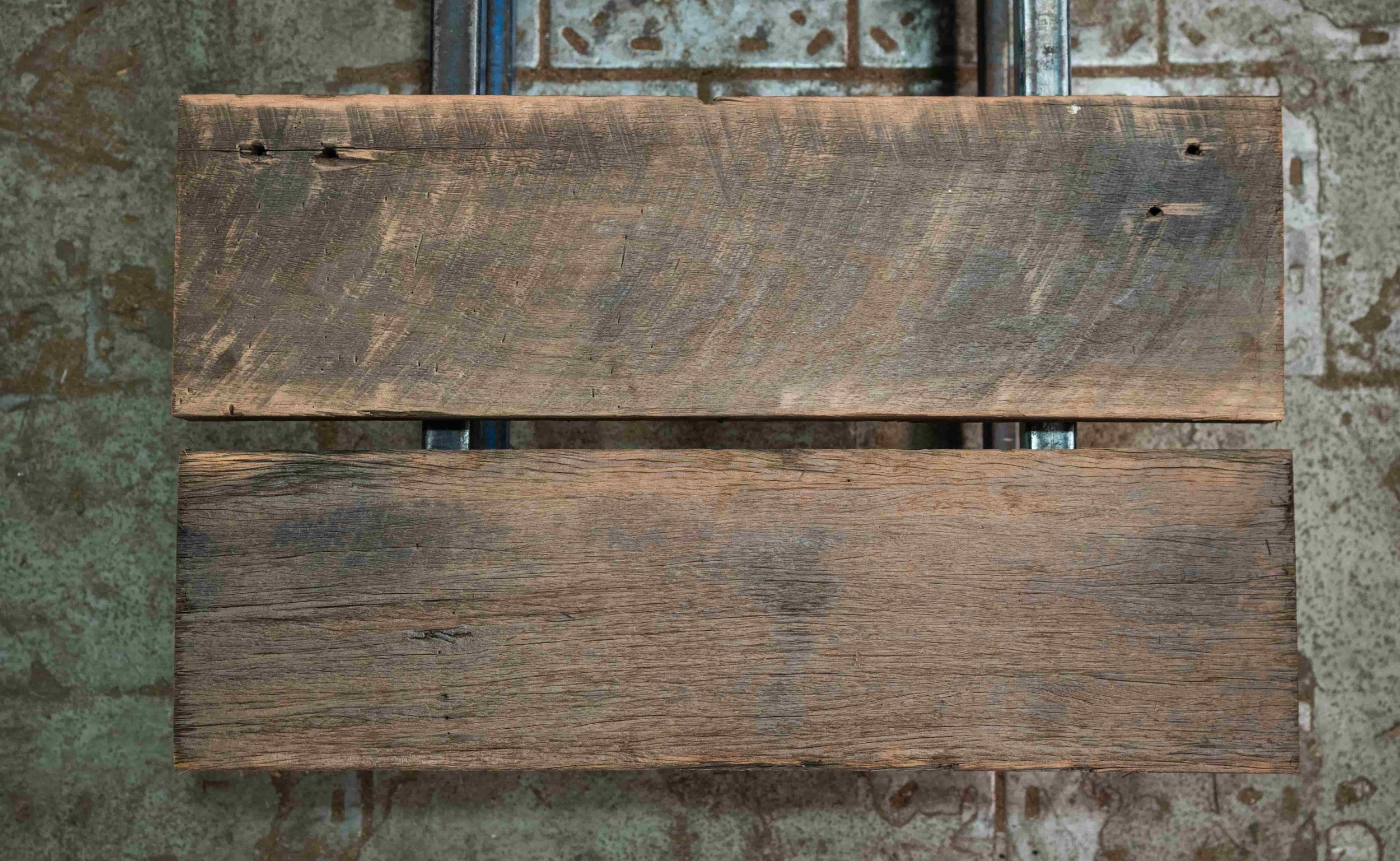 Ground &amp; Brushed Demolition timber