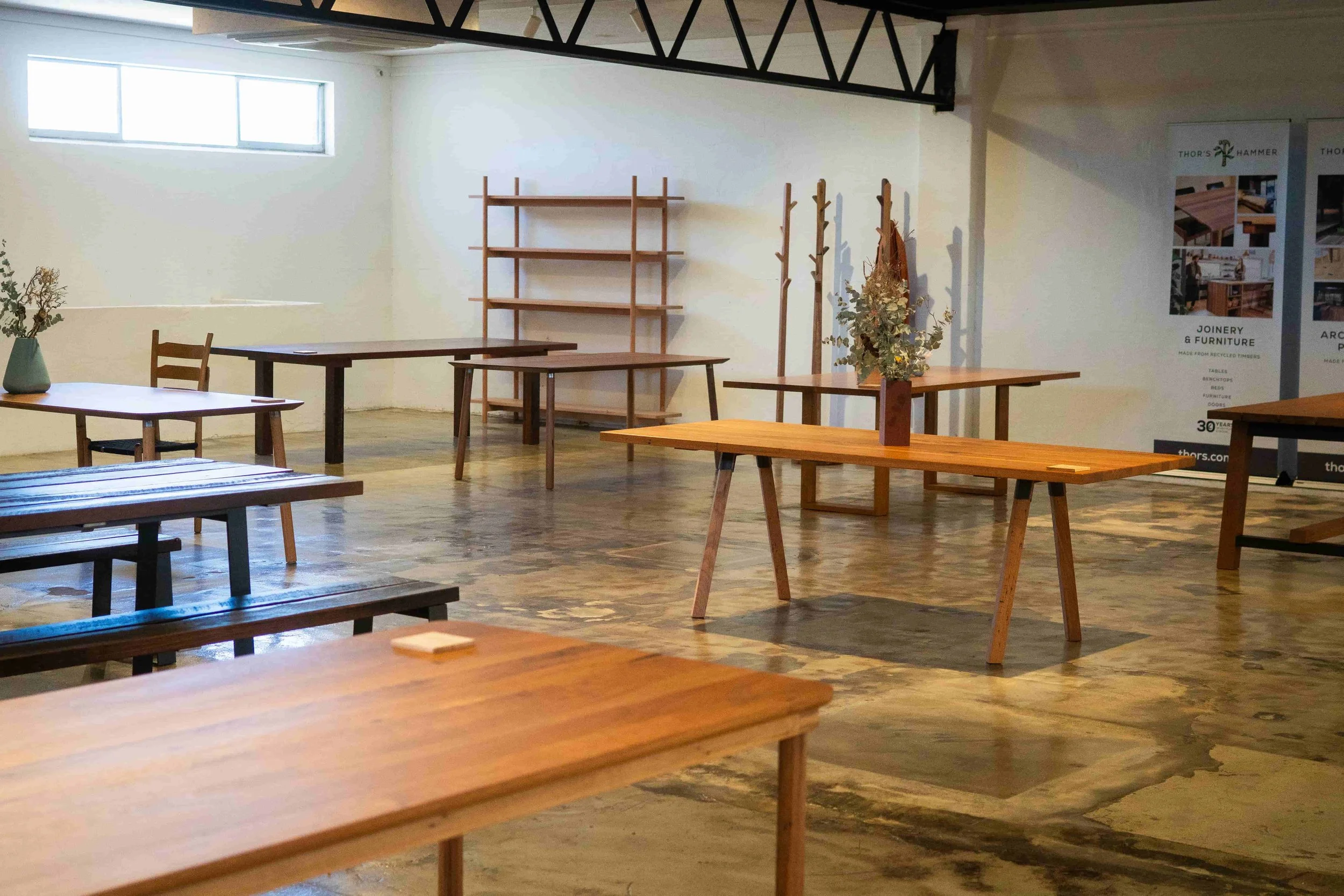  All the floor stock in the showroom 