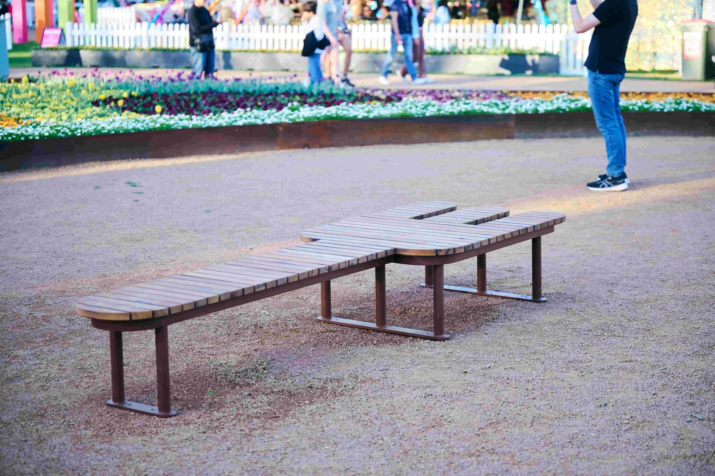 Floriade Knife and Fork Bench Seats 