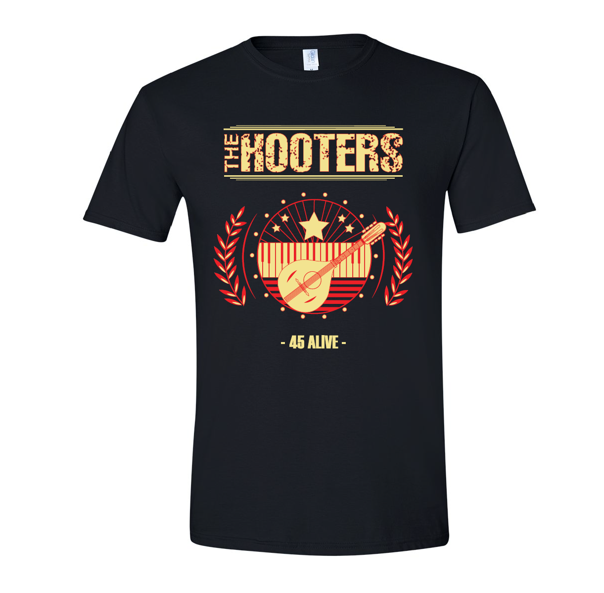 45 alive black tour tee front (full tee) .png
