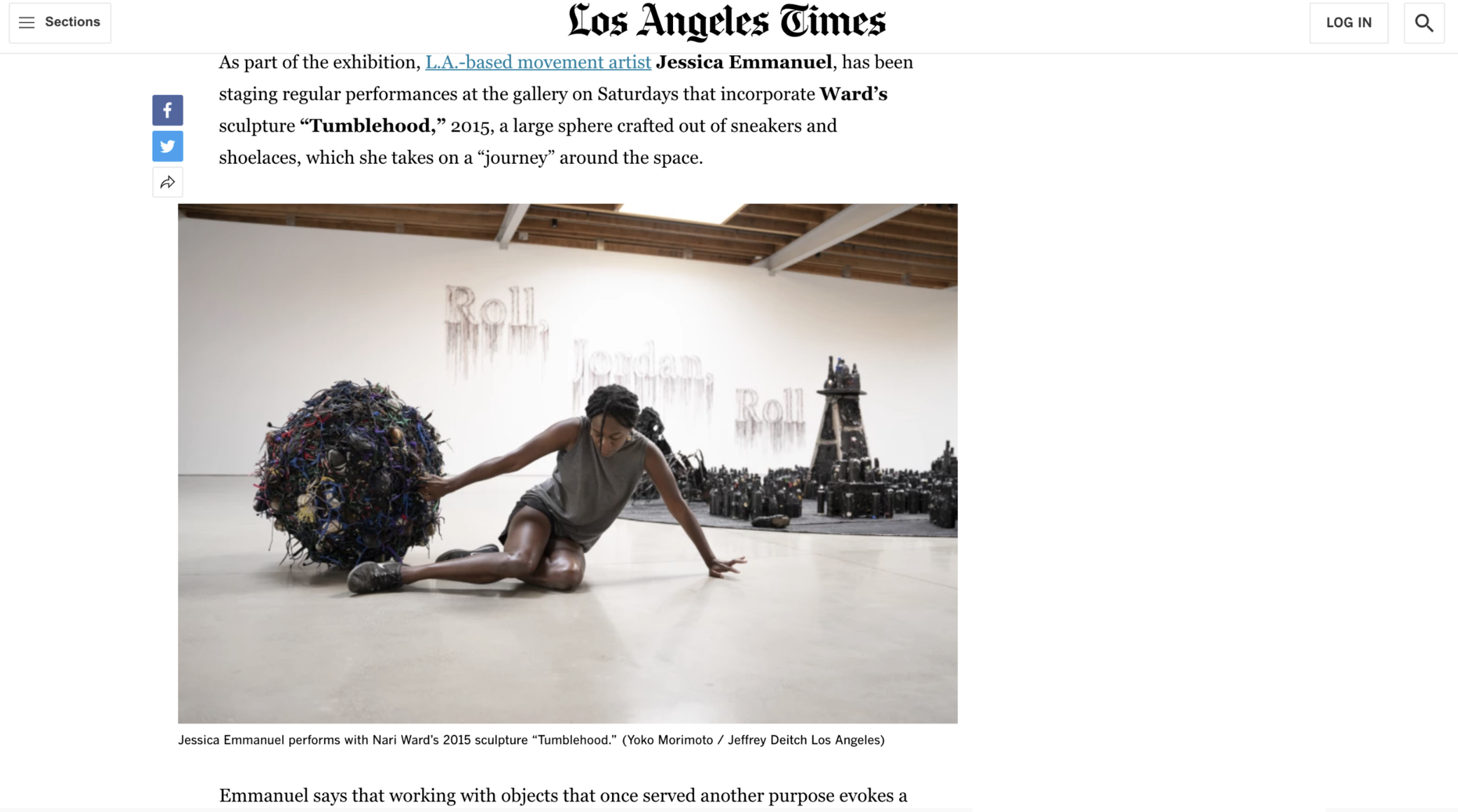 LA TIMES ARTICLE 