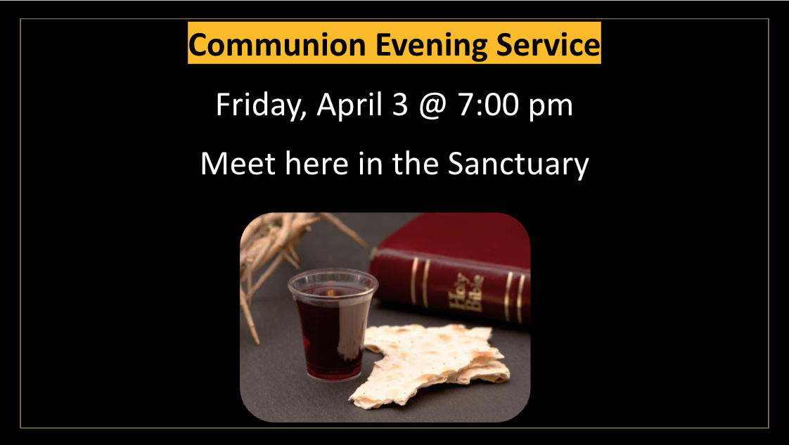 Spring Communion Service