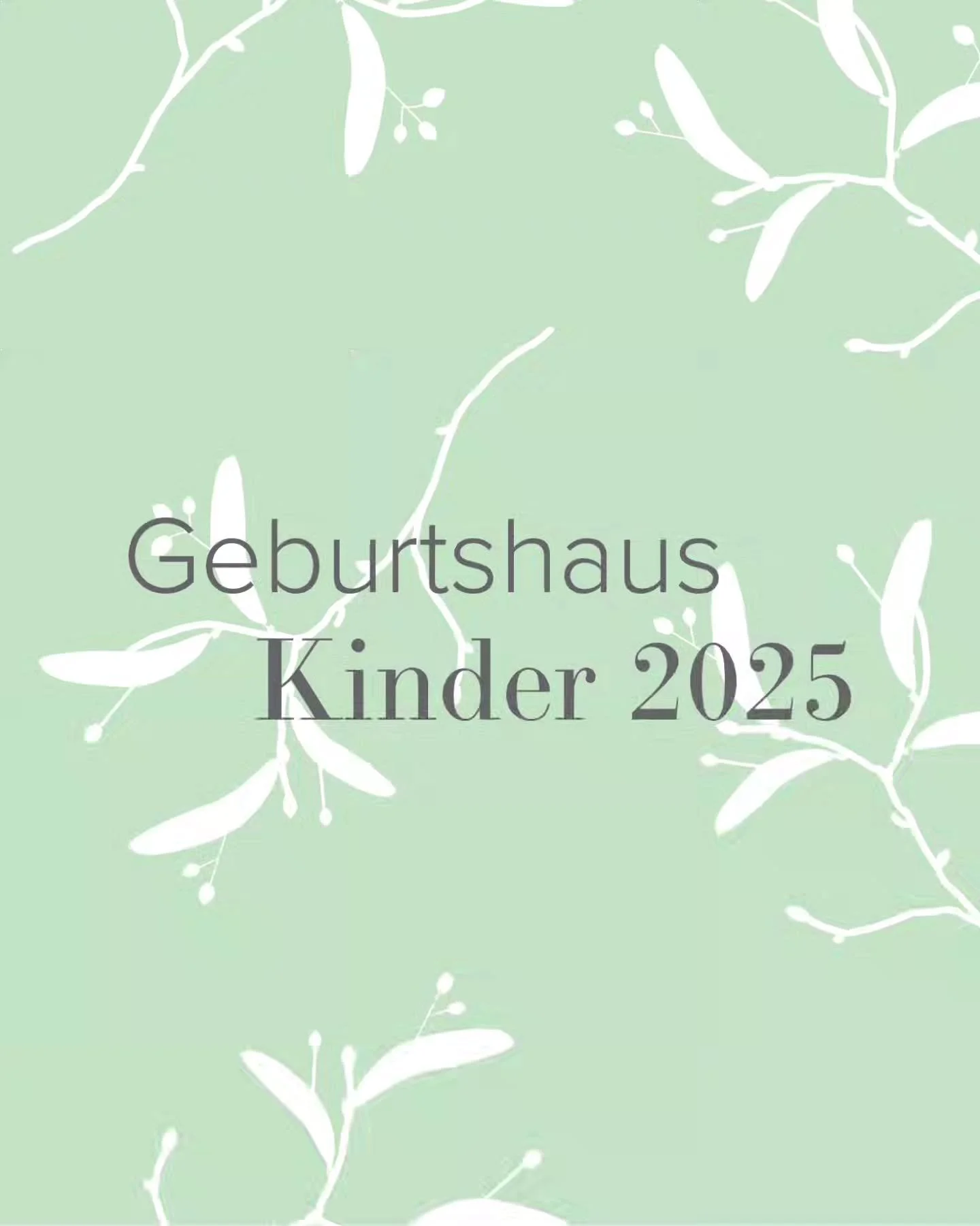 { Unsere Geburtshaus-Kinder 2025. }

#EinHausZumAnkommen

158 Geburtshauskinder haben 2025 ihren ersten Atemzug bei uns im Haus gemacht.
79 M&auml;dchen und 79 Jungen.

Jede Geburt einzigartig und voller Kraft.
Jedes Ankommen gepr&auml;gt von Geborge