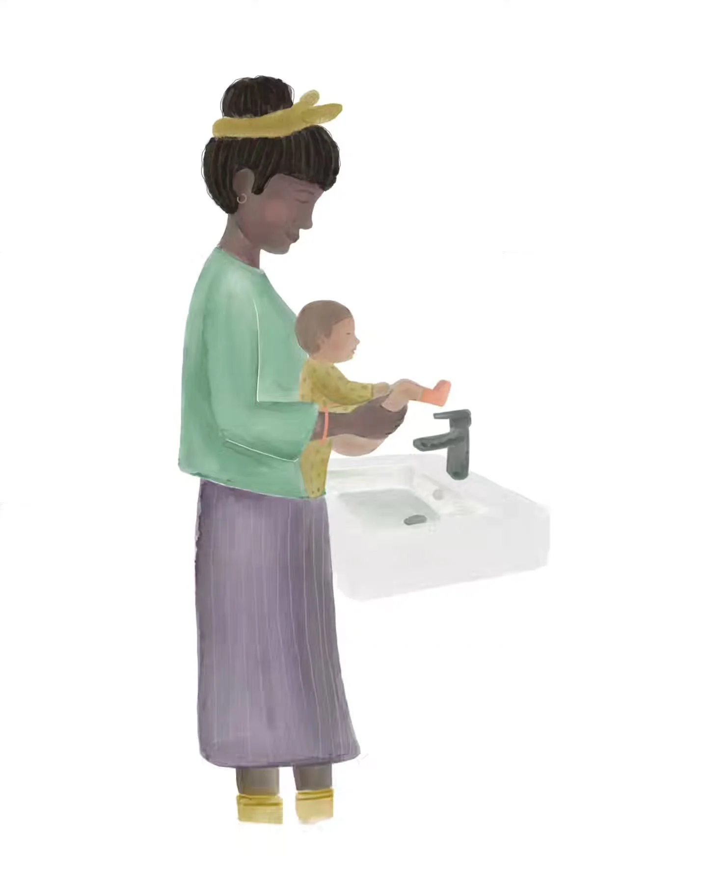 { Abhalten. }

#EinGuterStart
&nbsp;
Ein Baby braucht in seinem ersten Lebensjahr durchschnittlich um die 2&rsquo;500 - 3&rsquo;000 Windeln &ndash; das verursacht Abfall, der eigentlich nicht sein muss.

Denn mit der &ldquo;Abhalte&rdquo;-Methode kan