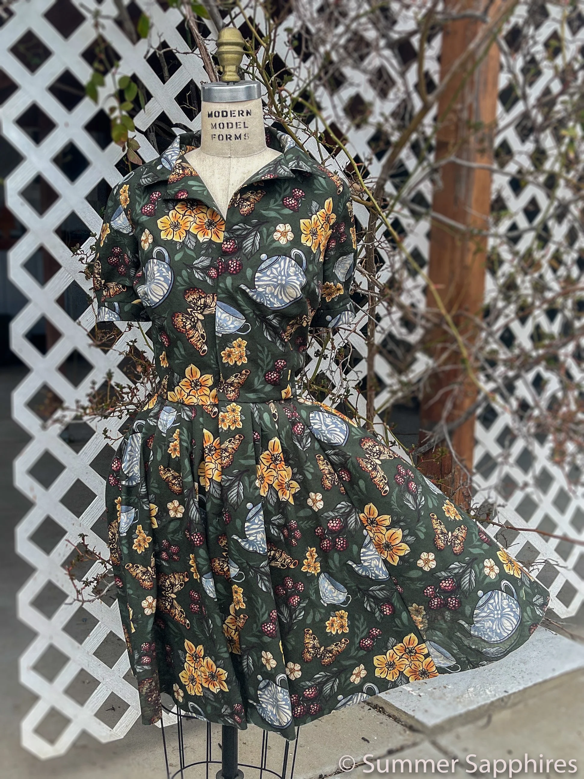 Pattern Notes - Tea Party Dress — Summer Sapphires Pattern Notes - Tea Party Dress — Summer Sapphires