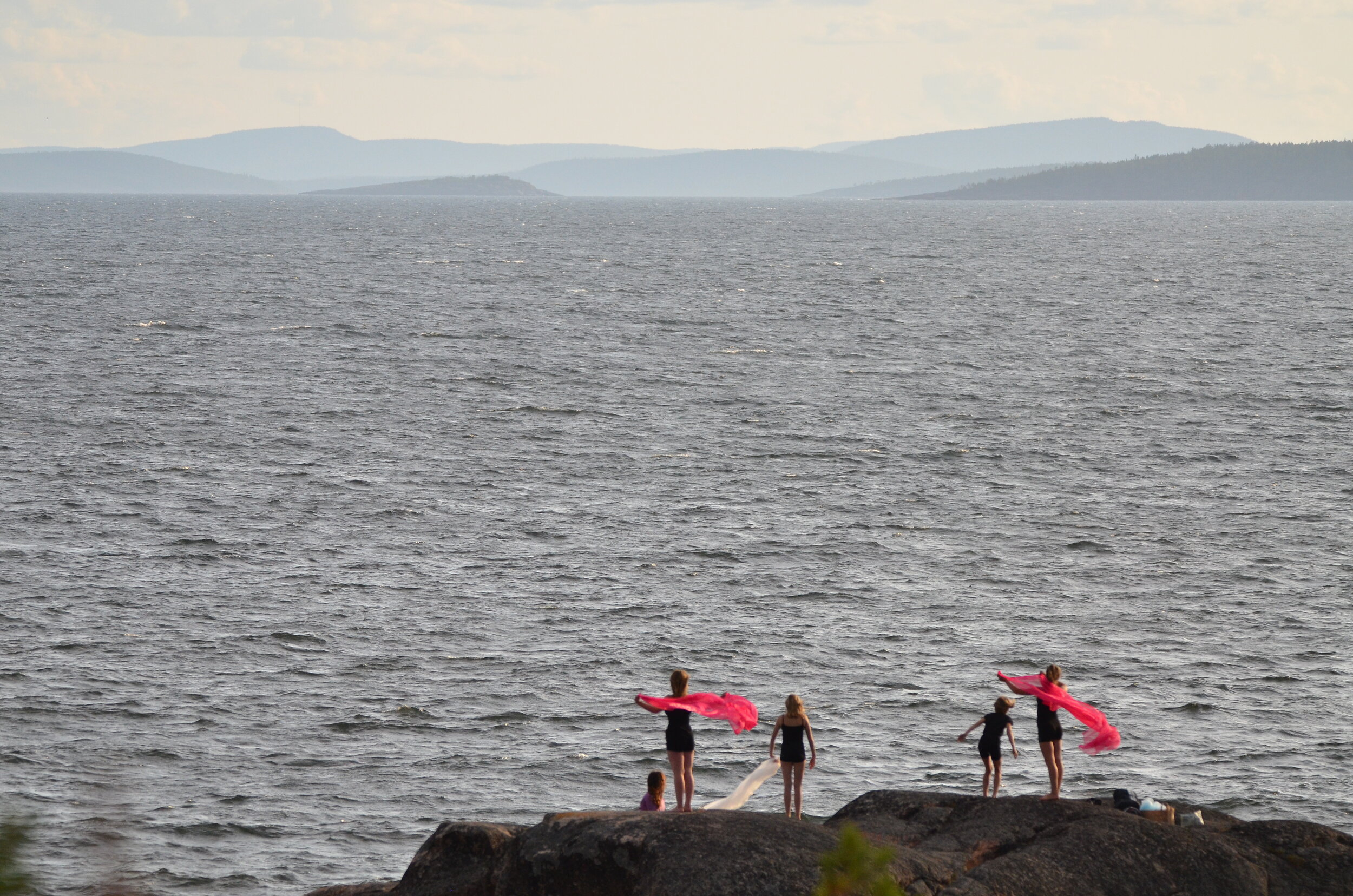 The dancing girls,The High Coast, Skagsudde, Sweden