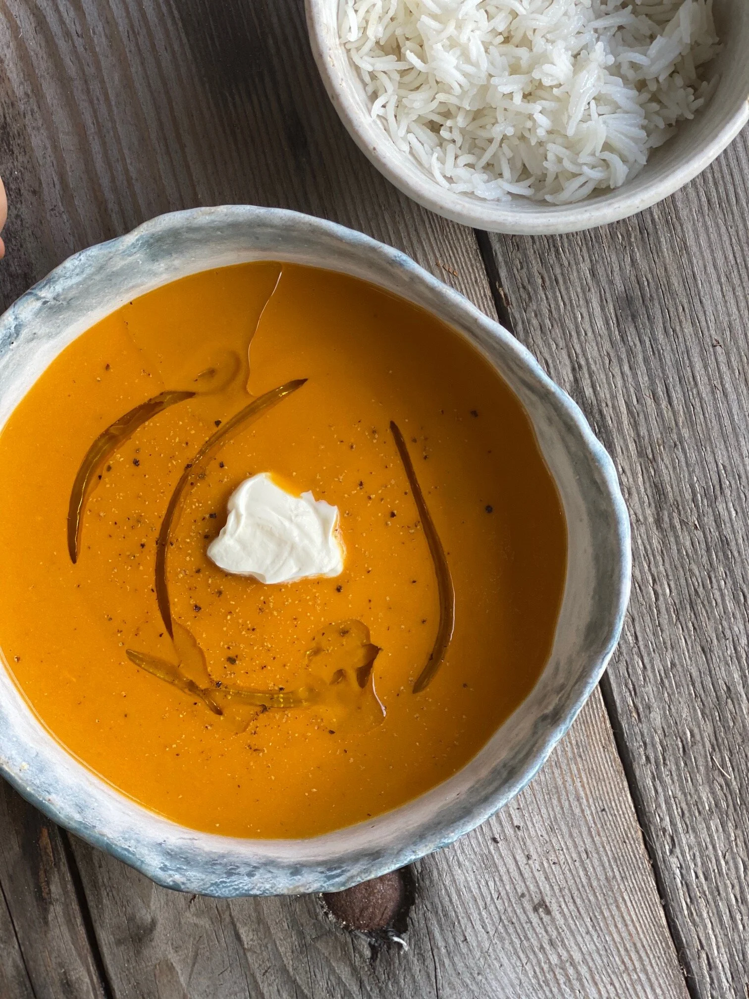 Polish Tomato Soup with Rice 