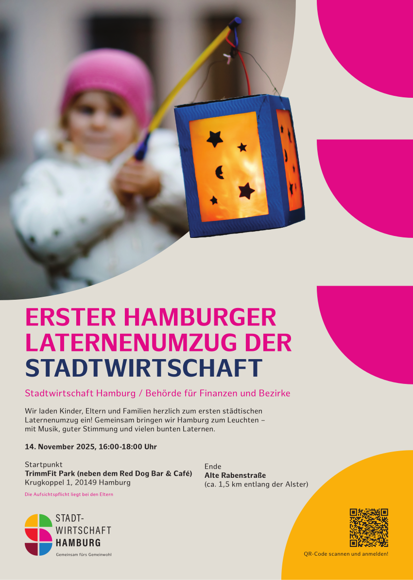 1. Laternenumzug der Stadtwirtschaft @ Alster (TrimmFit Park)