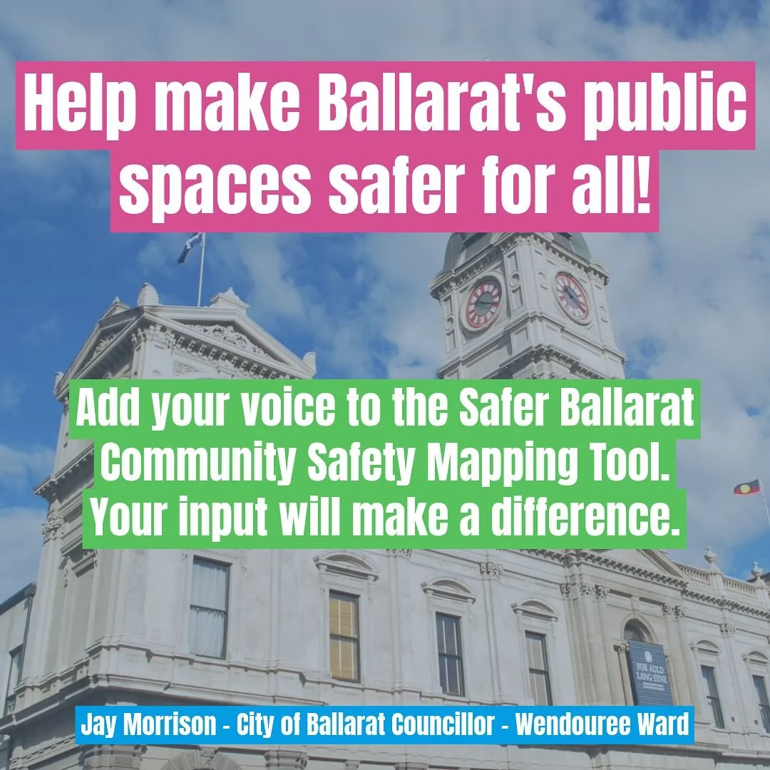 🫶 Community safety was a priority in my election campaign, and is a key part of our Council Plan thanks to the advocacy of all Councillors.

📍 As part of Community Safety Month, the @cityofballarat and the Ballarat Community Safety Alliance have la