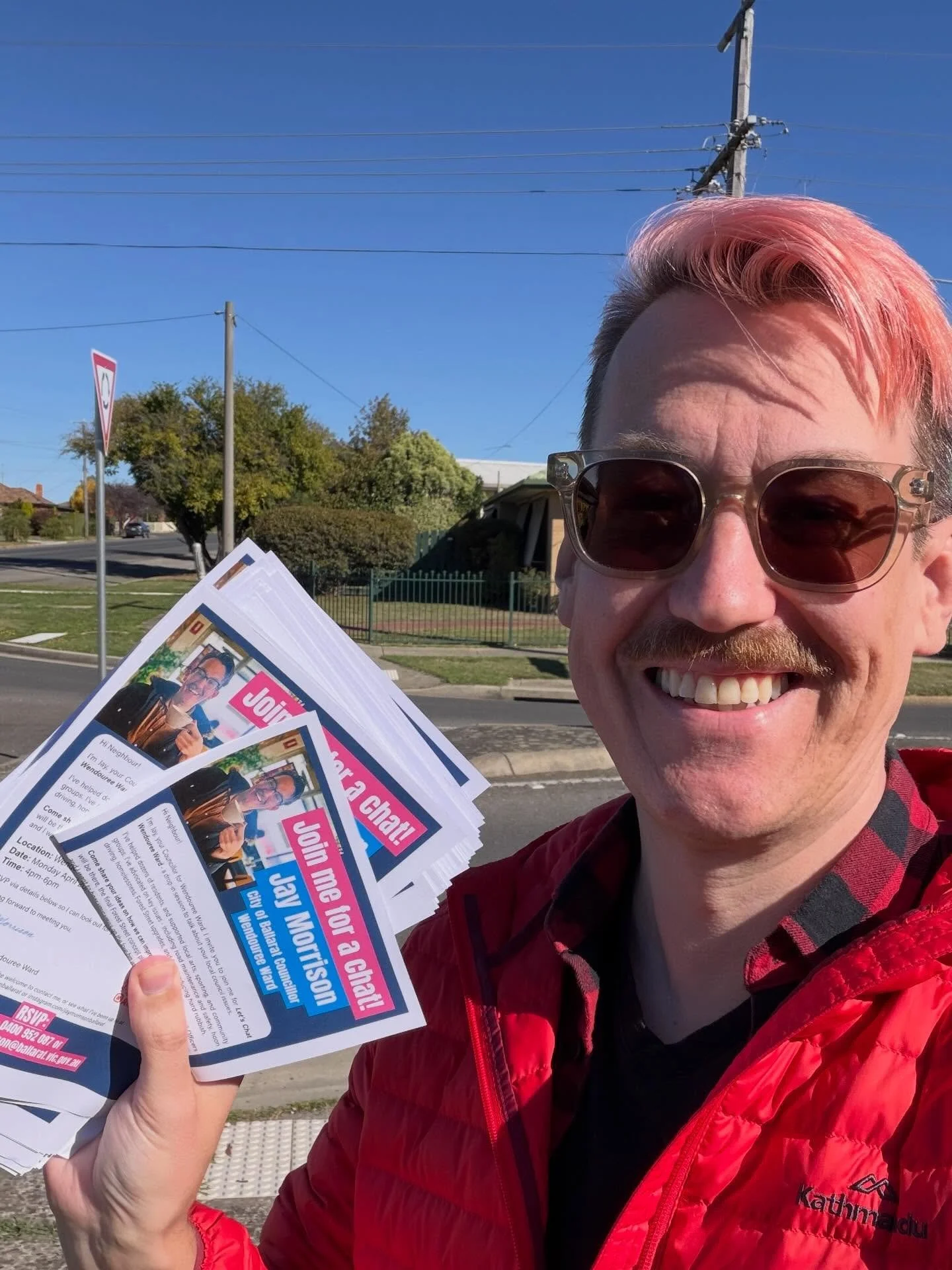 ☀️ Was a beautiful day to go walking around the neighborhood dropping in some invites for my drop in session which is THIS Monday! See you there?

@cityofballarat 

#ballarat #wendoureeward #BallaratCouncil