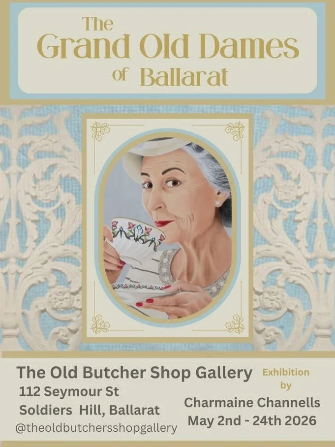 You must check out the Grand Old Dame exhibition at the @theoldbutchersshopgallery. Fantastic concept, beautifully executed! 

This is local artist Charmaine Channells&rsquo; (@treasuresmith_) first solo exhibition, and it&rsquo;s a really special no
