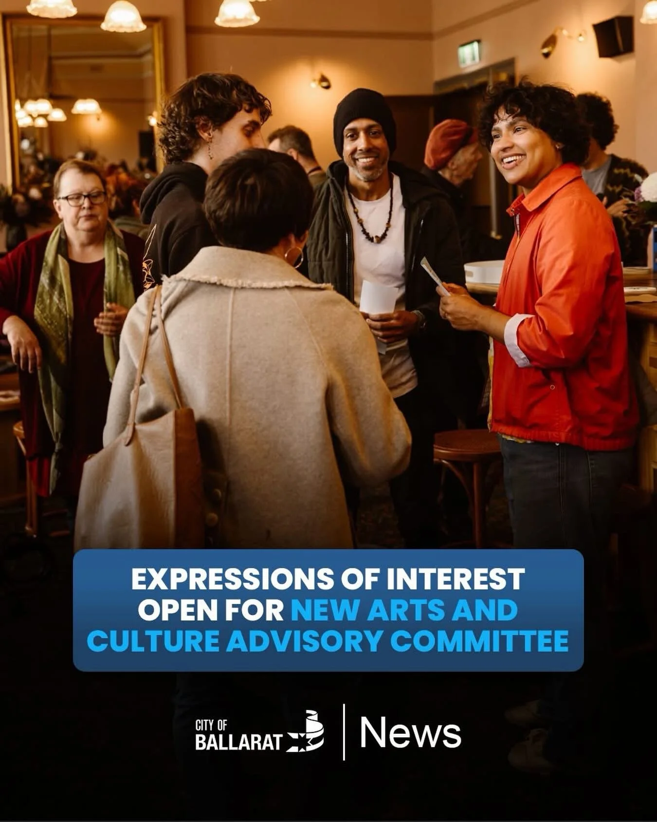 📣 Calling Ballarat&rsquo;s Creatives! 🎨🎭🖼️

If you&rsquo;re passionate about the arts and want to help shape Ballarat&rsquo;s creative future, this is your moment. 

Our city is taking an exciting step forward -  the @cityofballarat is now seekin
