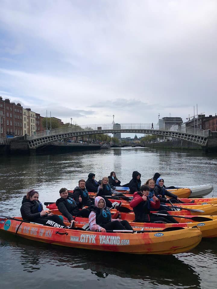 Transition Year Kayak into History