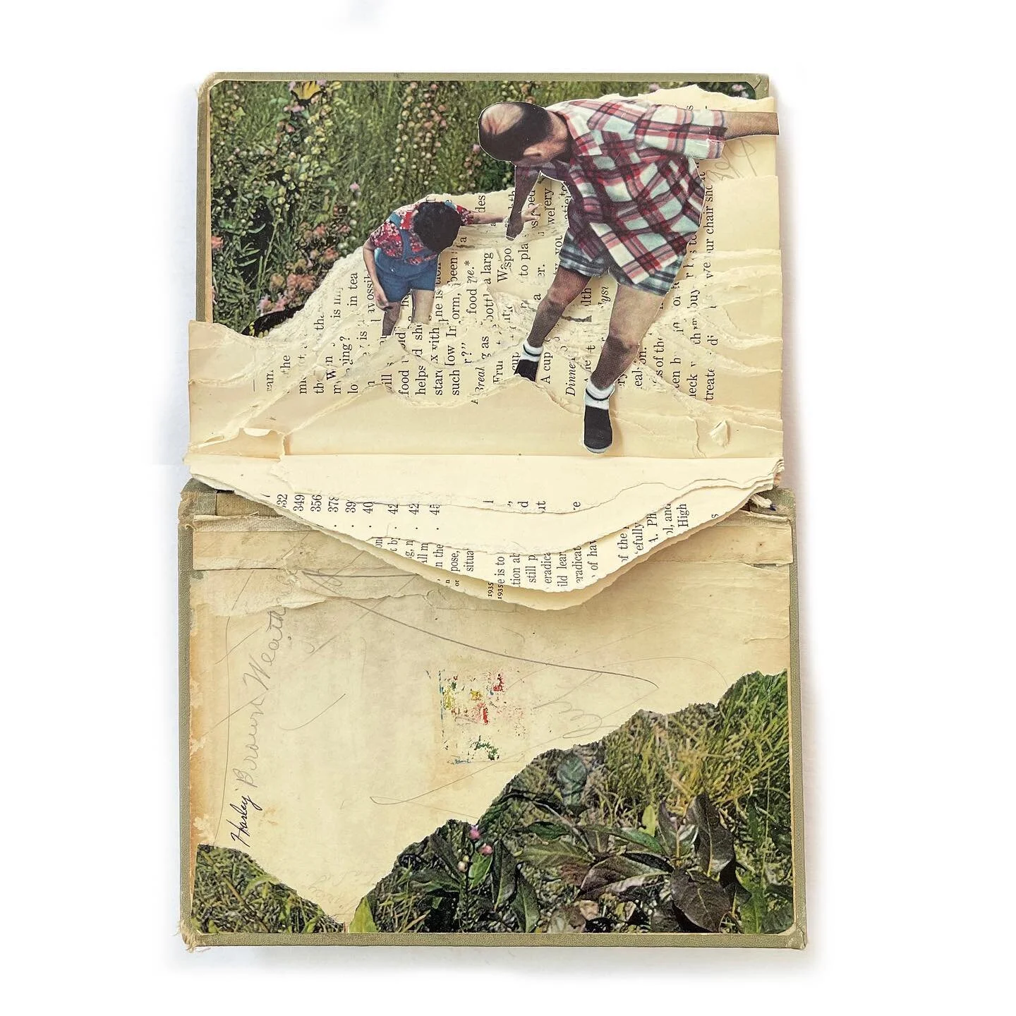 Have a lovely Sunday, friends. 

#paperart #bookart #outside #collage #assemblage #