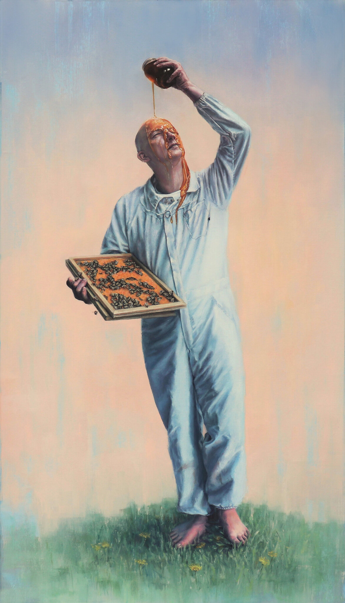   The Keeper , oil on linen, 37” x 66” 