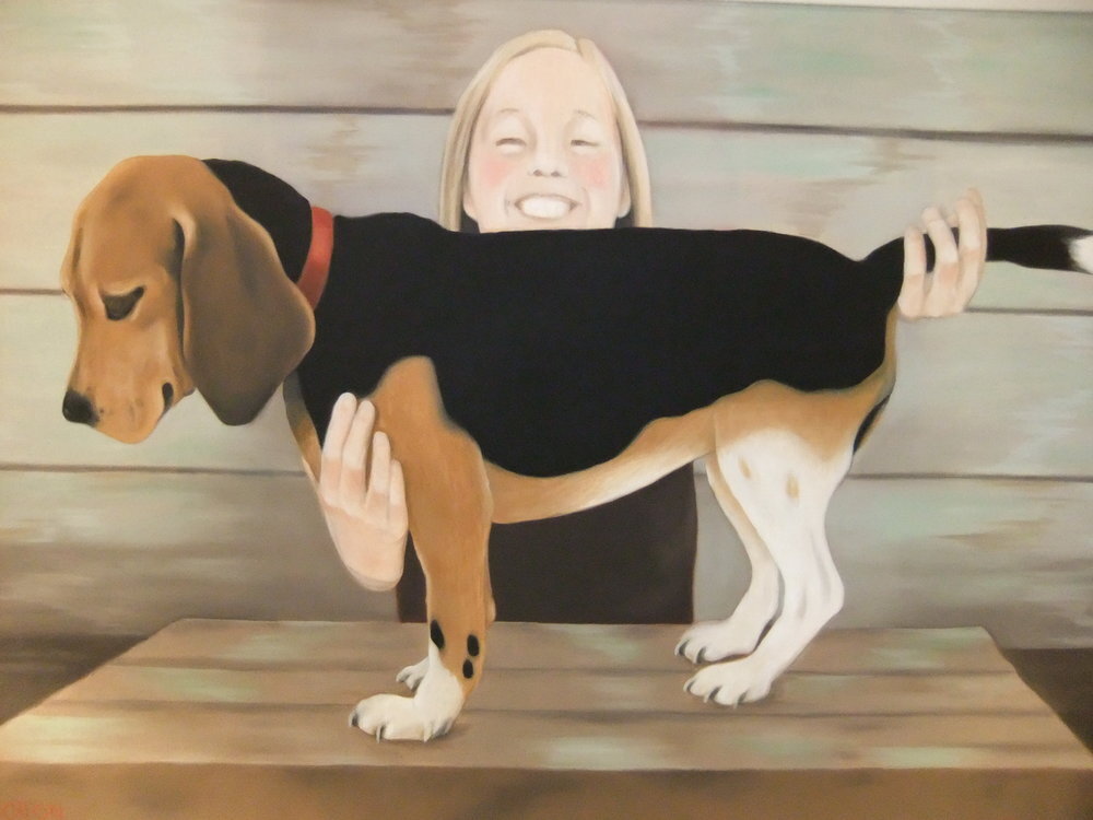    Best in Show  , oil on canvas, 30” x 40” 