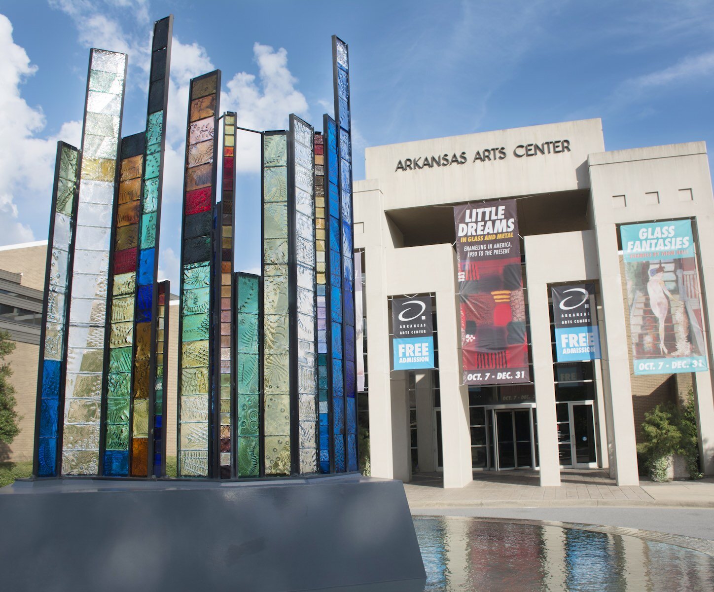    Ozark Topography  , Arkansas Arts Center, 165” x 96” x 48”, cast glass / steel 