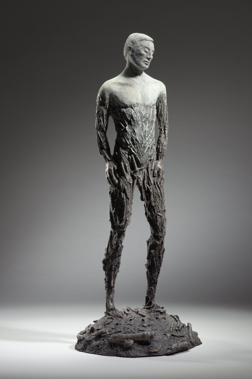   Transcendence , 24” x 10” x 8”, bronze, private collection, Little Rock, 2020 