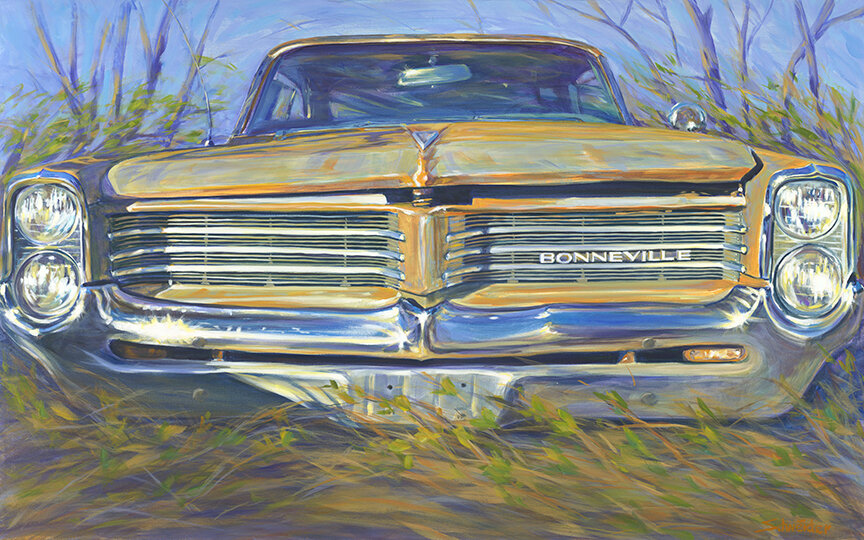    64 Bonneville  , 40” x 60”, acrylic on canvas 