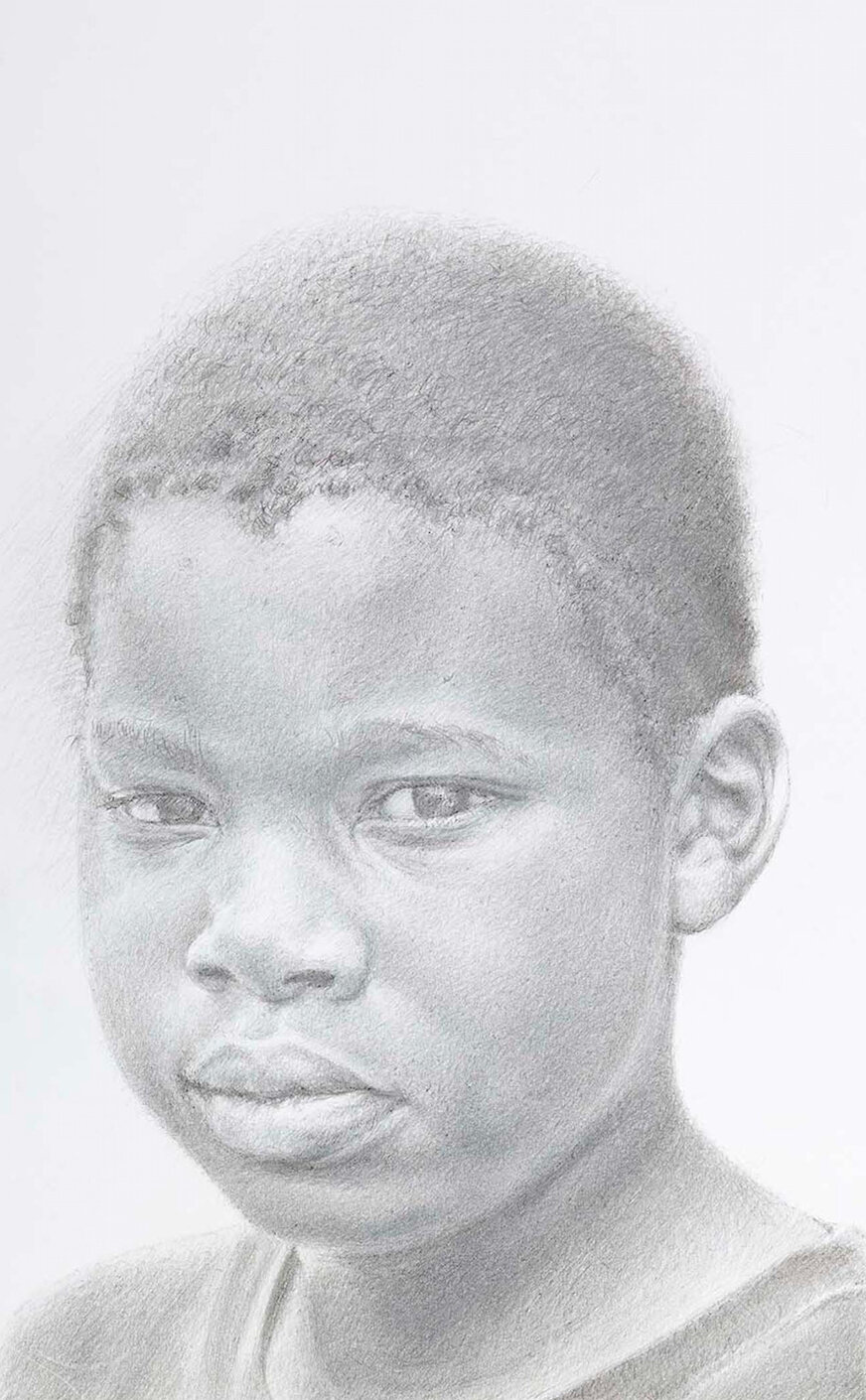    Boy from Jonestown, Mississippi  , silverpoint on archival paper, 18” x 14” 
