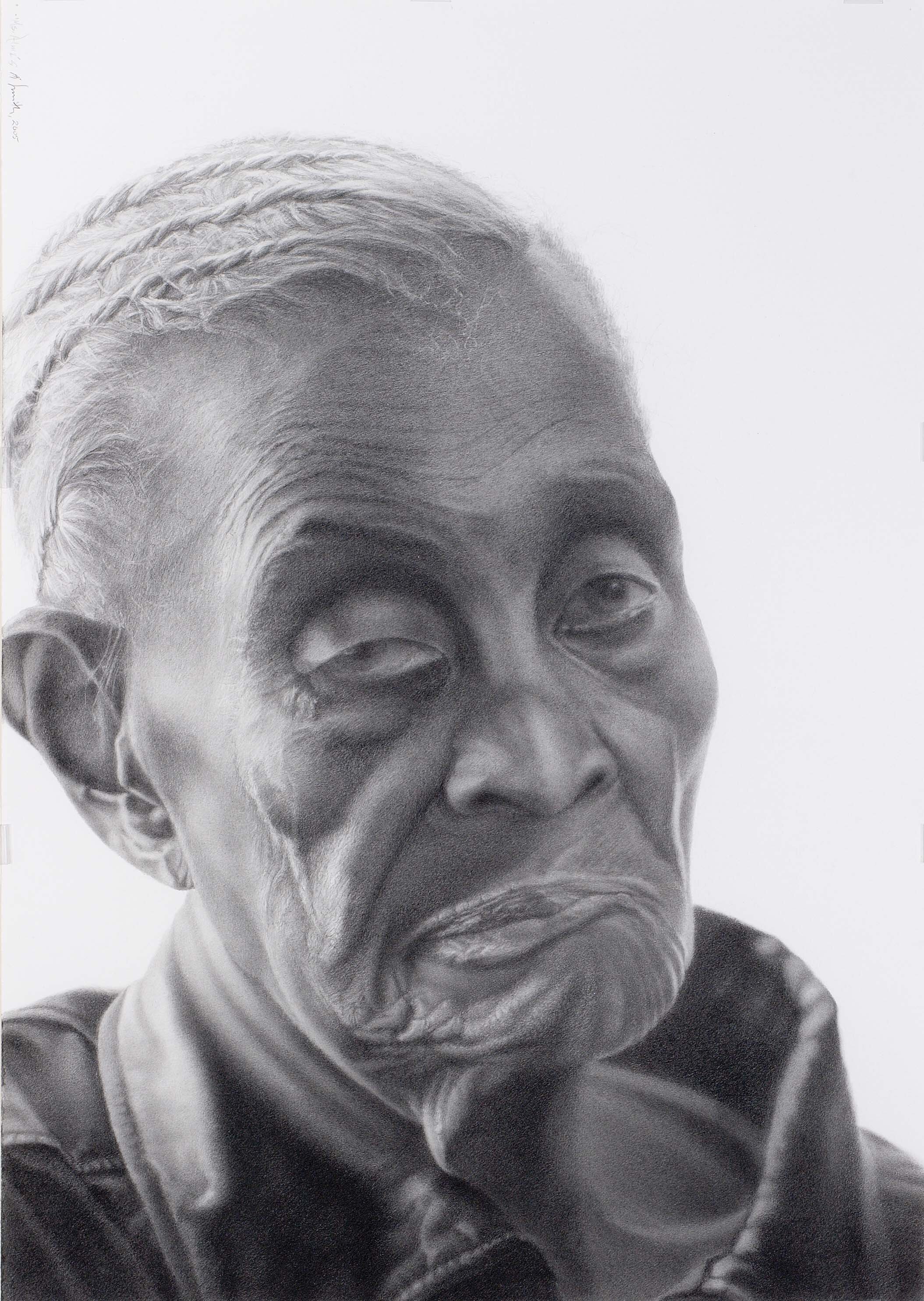    Grand Ma Alma  , graphite pencil on archival paper, 46” x 36” 