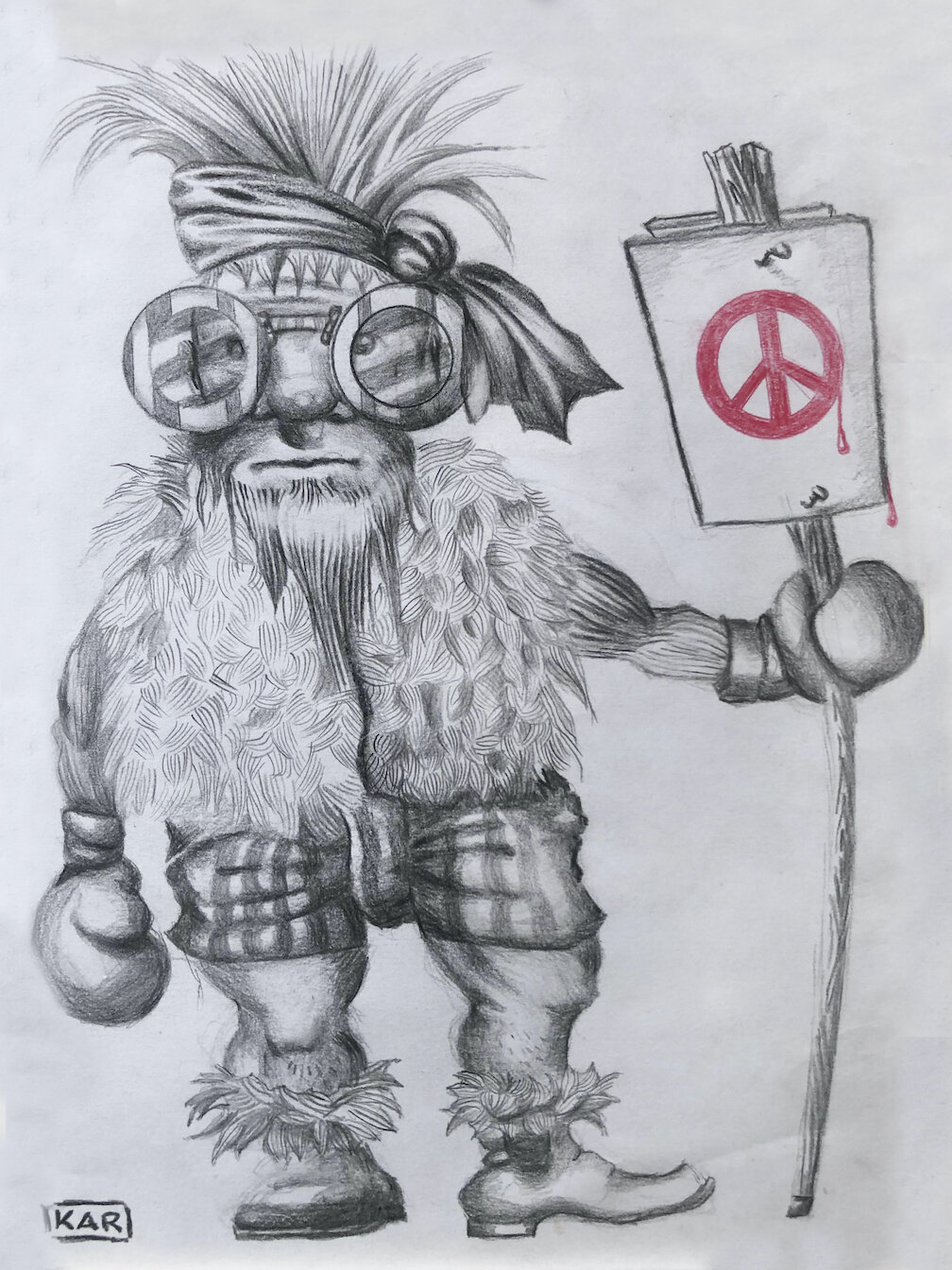    The Missing Peace  , pencil on paper, 8” x 6” 