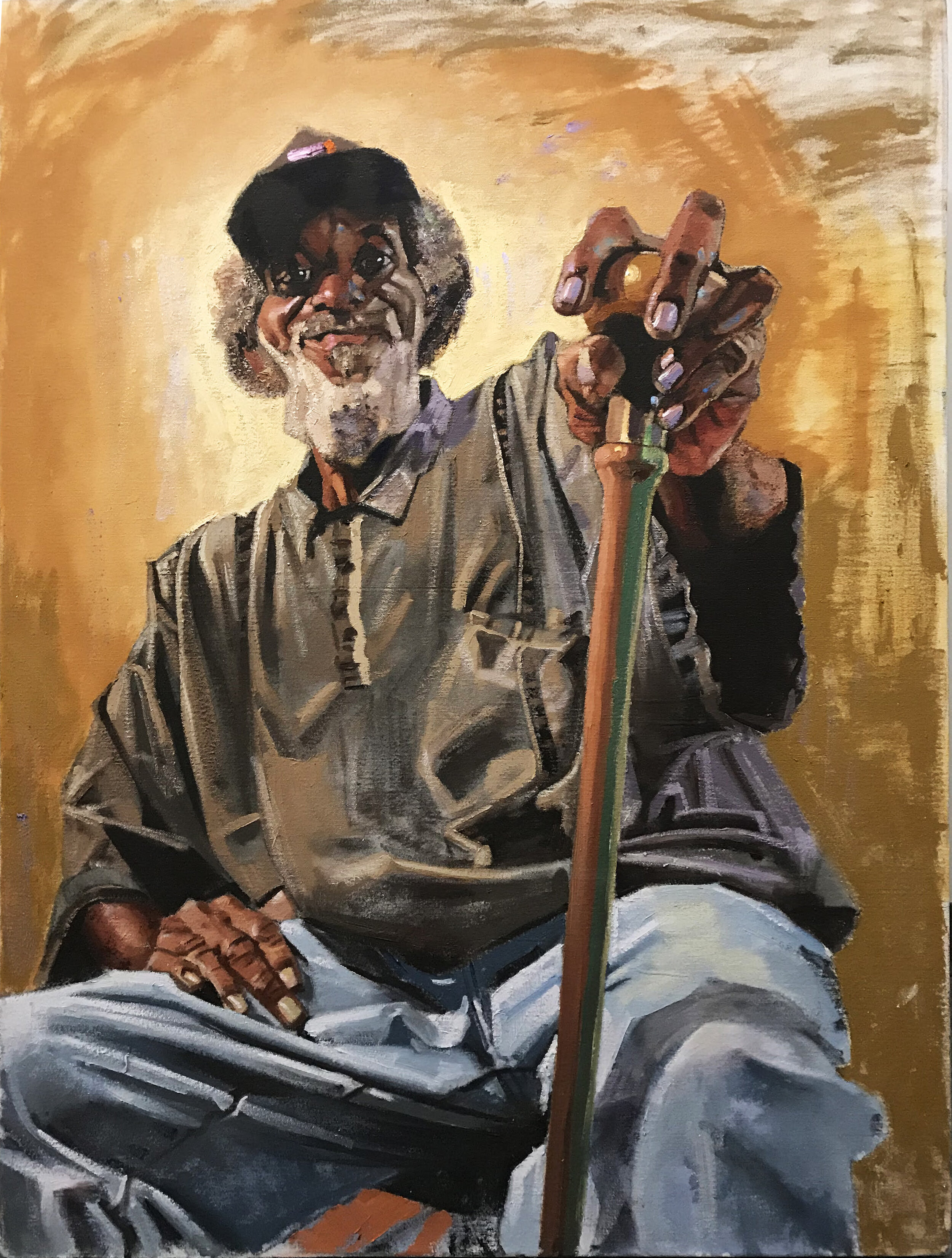    Gregory  , 60” x 40”, oil on canvas 
