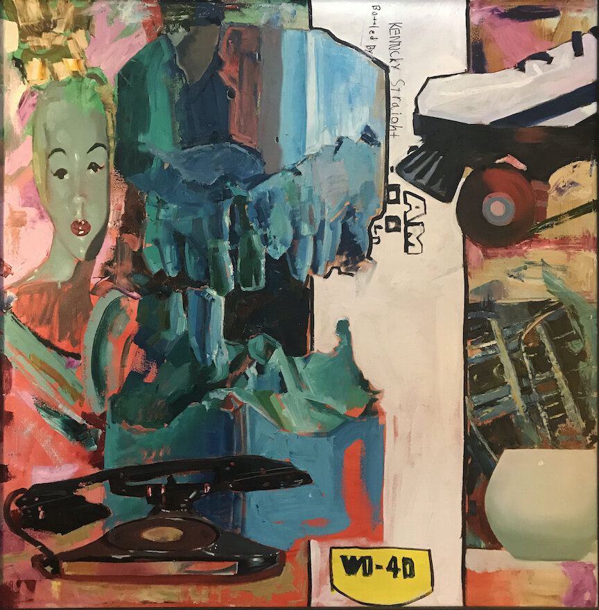    Devour  , 48” x 48”, oil on canvas 
