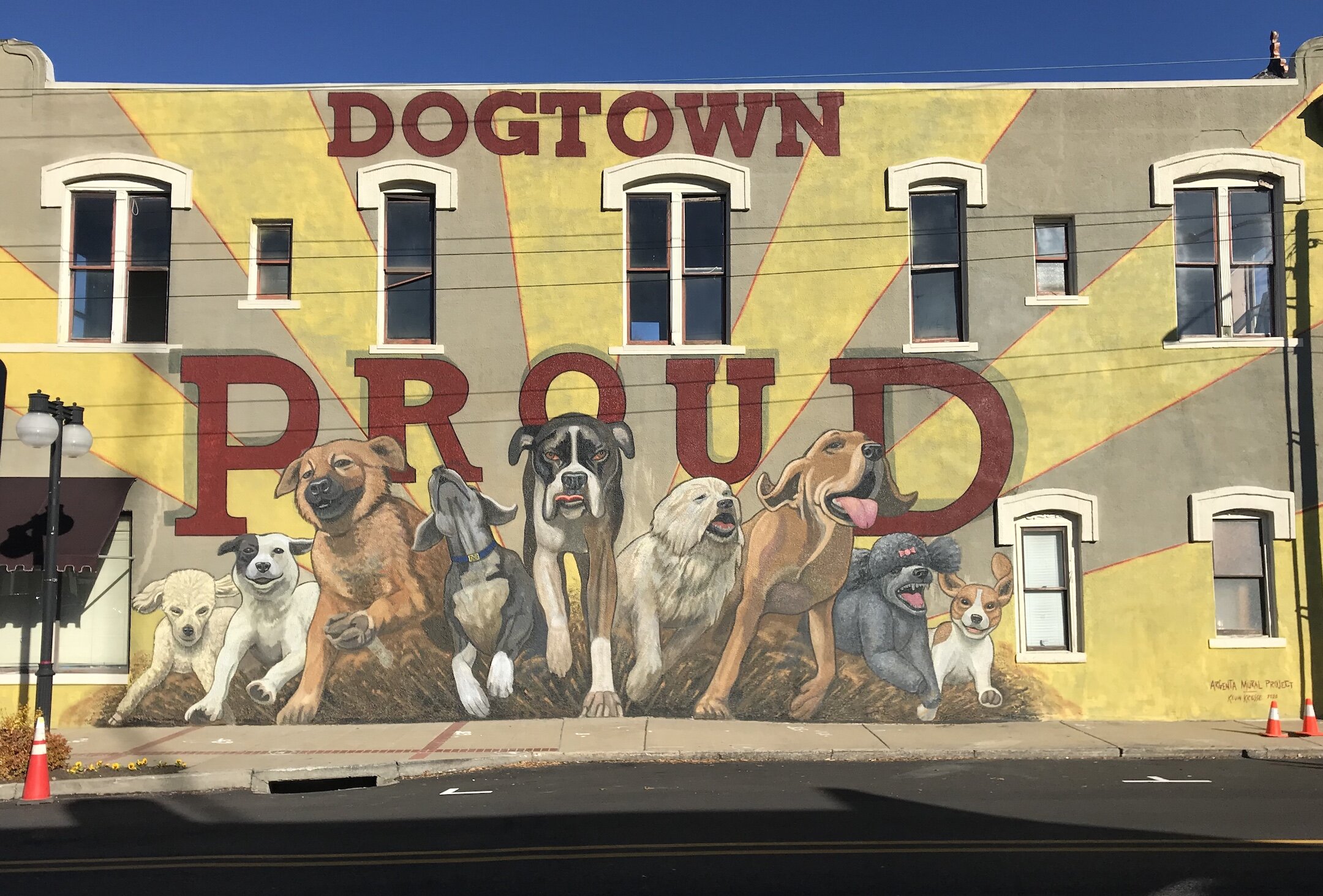    Dogtown Proud  , 4th St. and Main in North Little Rock, mural by Kevin Kresse 