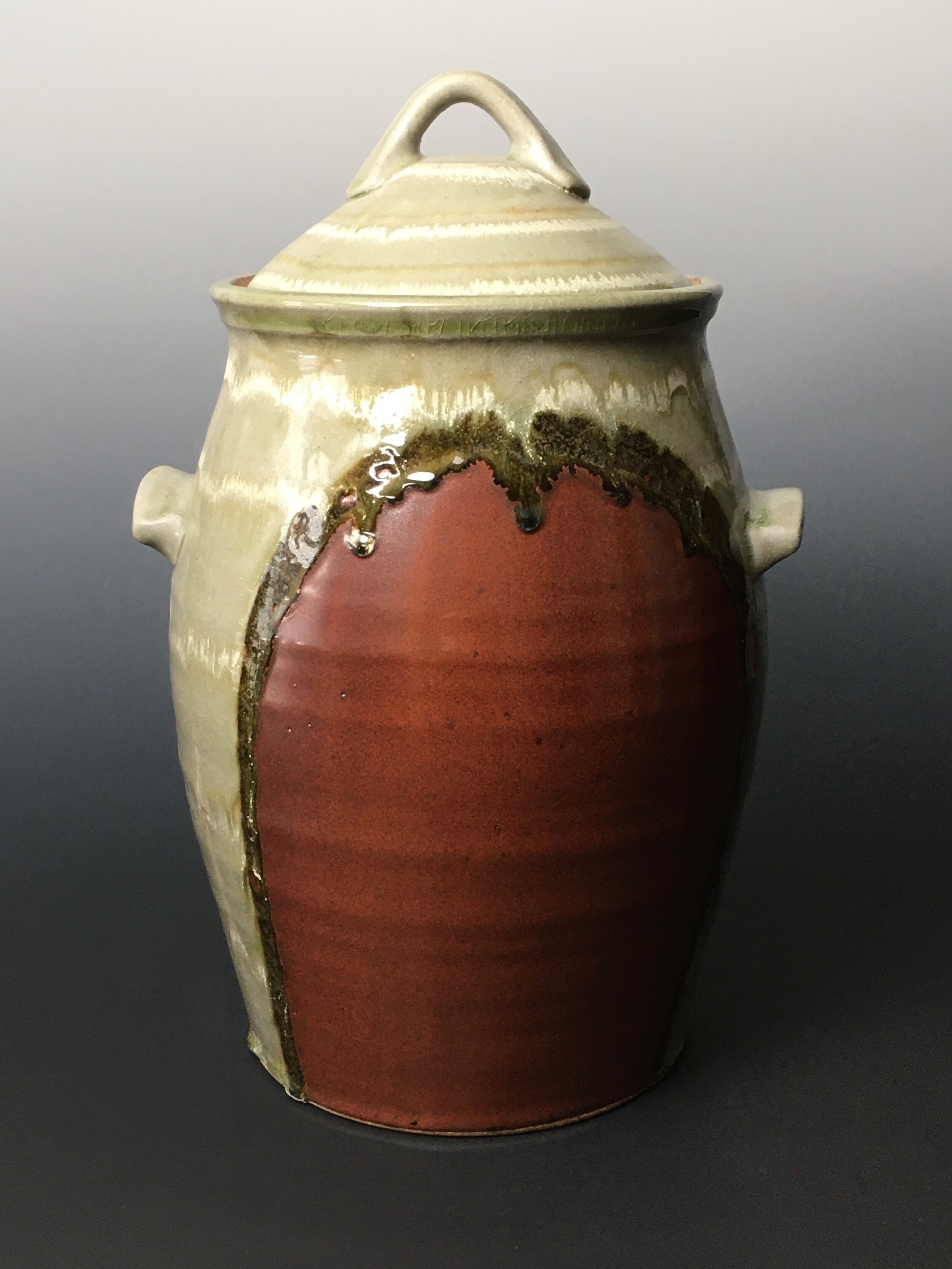    Jar  , 15.25” x 11.5”, stoneware 