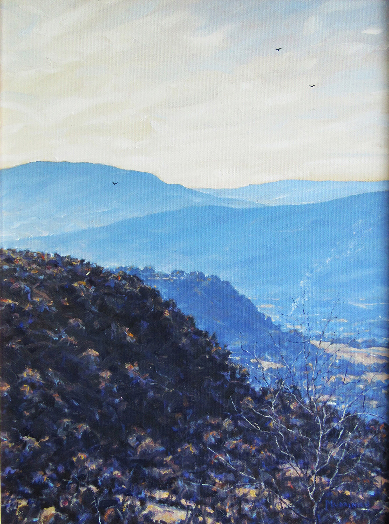    Above the Vale  , oil on canvas, 20” x 16” 