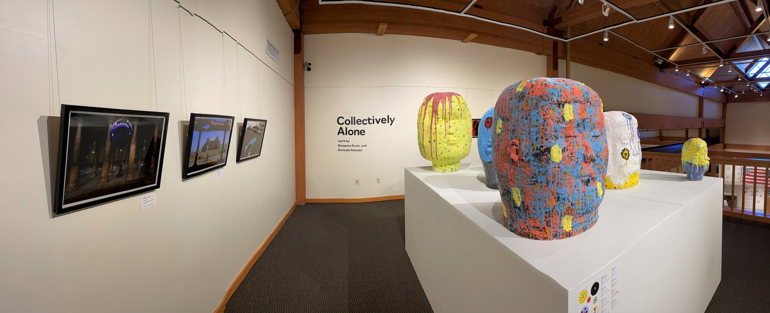 Collectively Alone featuring Benjamin Krain and Kensuke Yamada, a recent exhibit in Trinity Gallery
