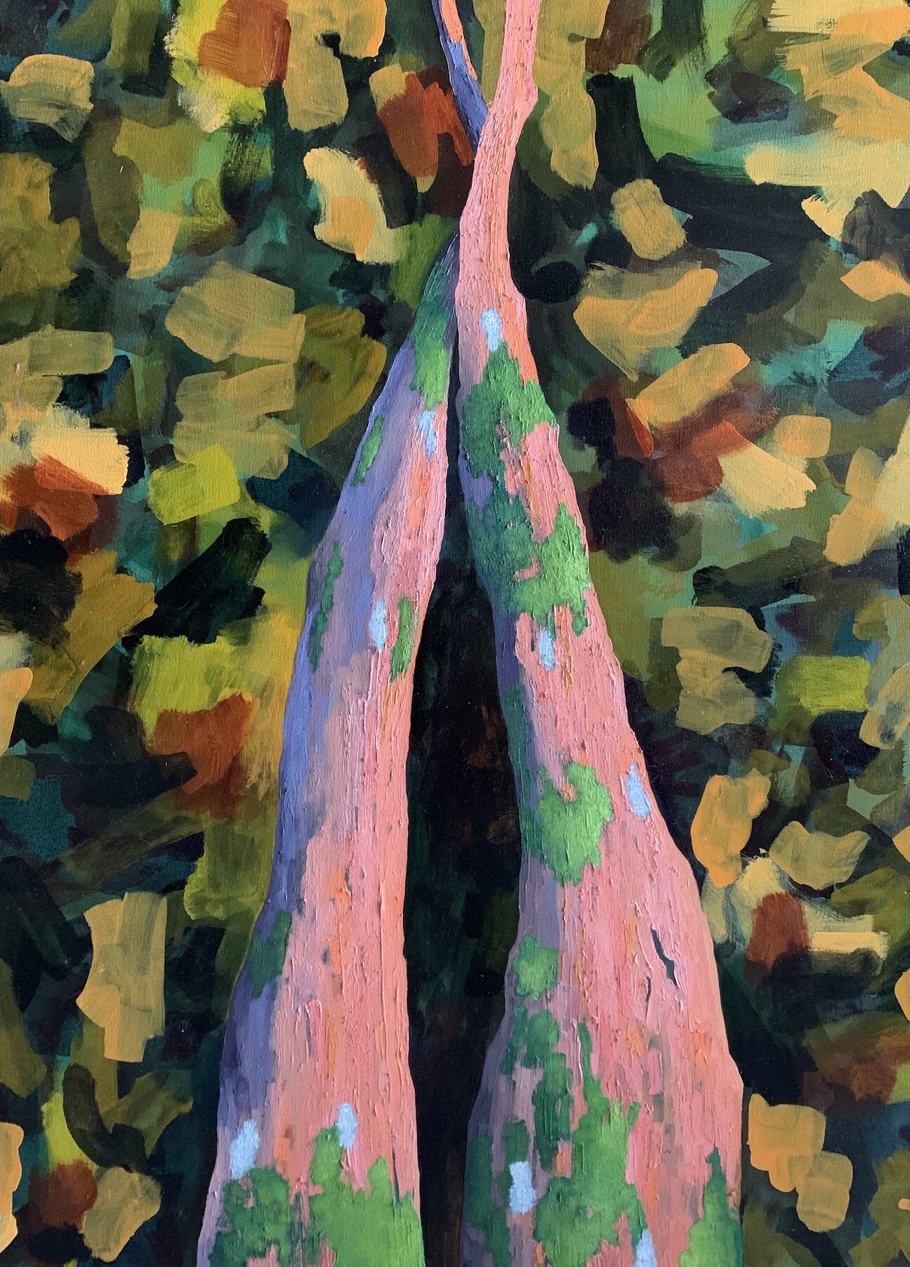    Fallen Limbs  , 44” x 32”, oil on canvas 