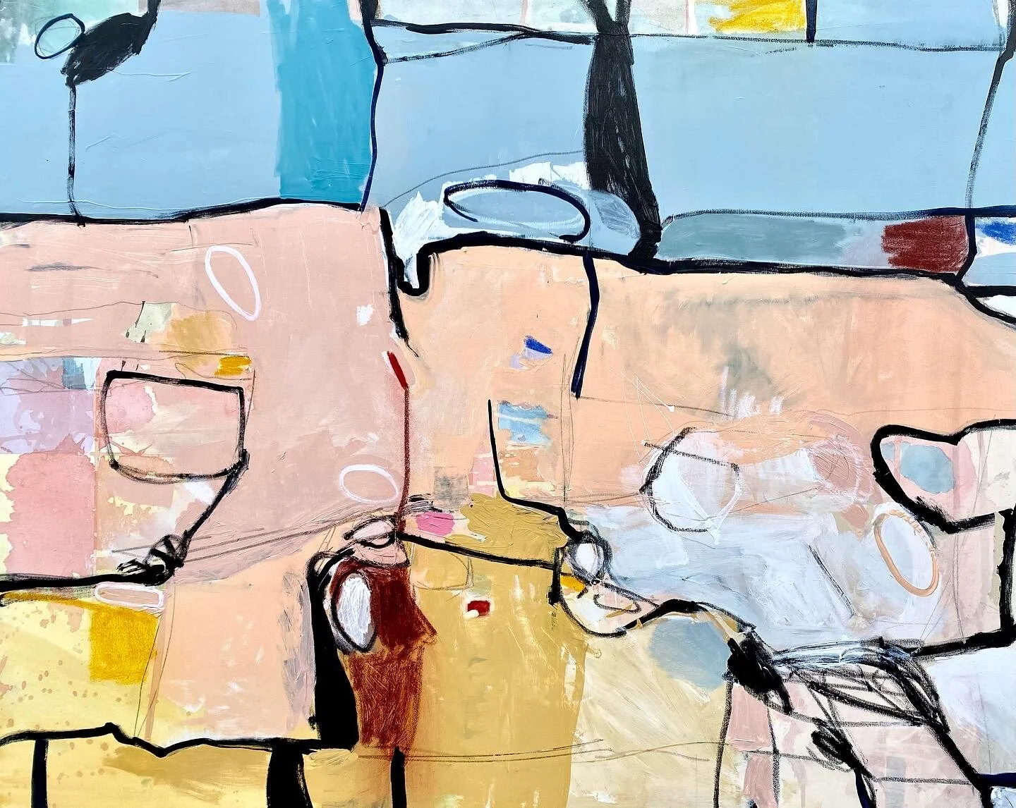    Maritime 4  , 36” x 48”, mixed media on canvas 