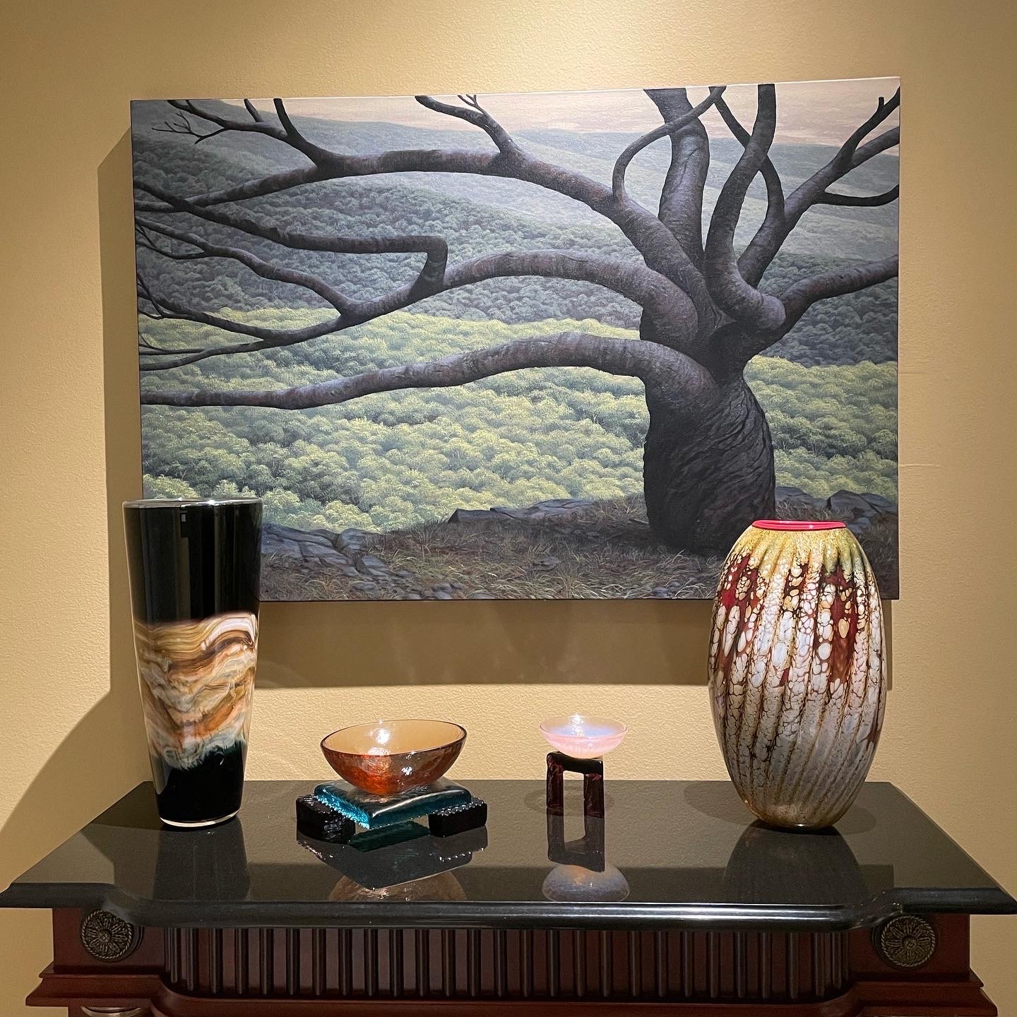    Window  , 24” x 36”, acrylic on canvas, Kendall Stallings 