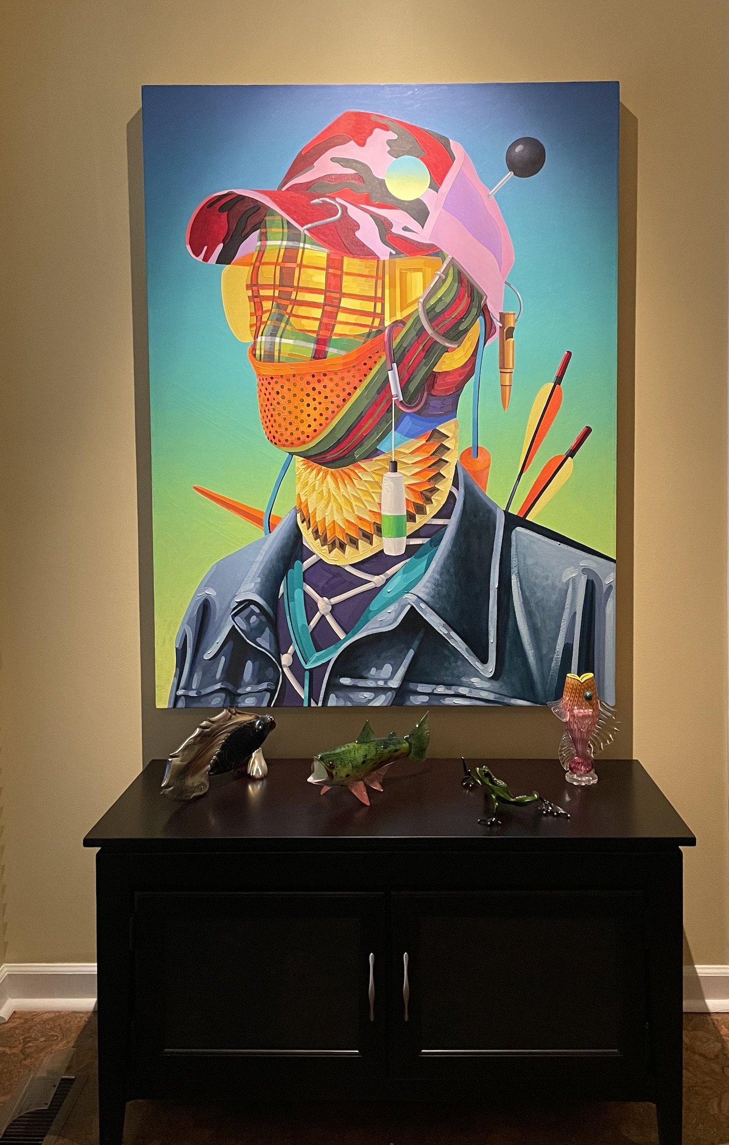    Ruralist  , 56” x 42’, acrylic on canvas,  John Harlan Norris  