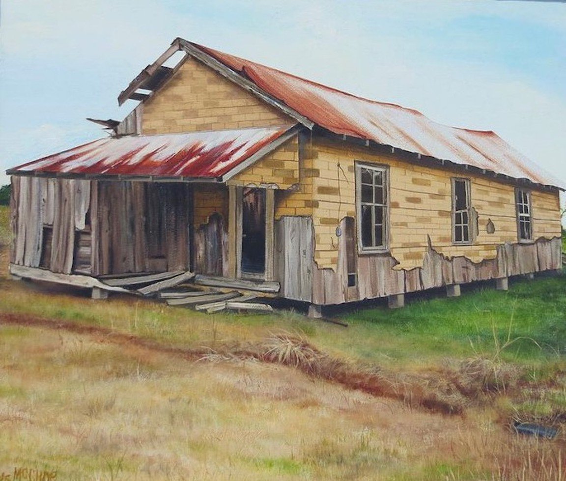    Tenant House #1  , 16” x 20”, oil on canvas 