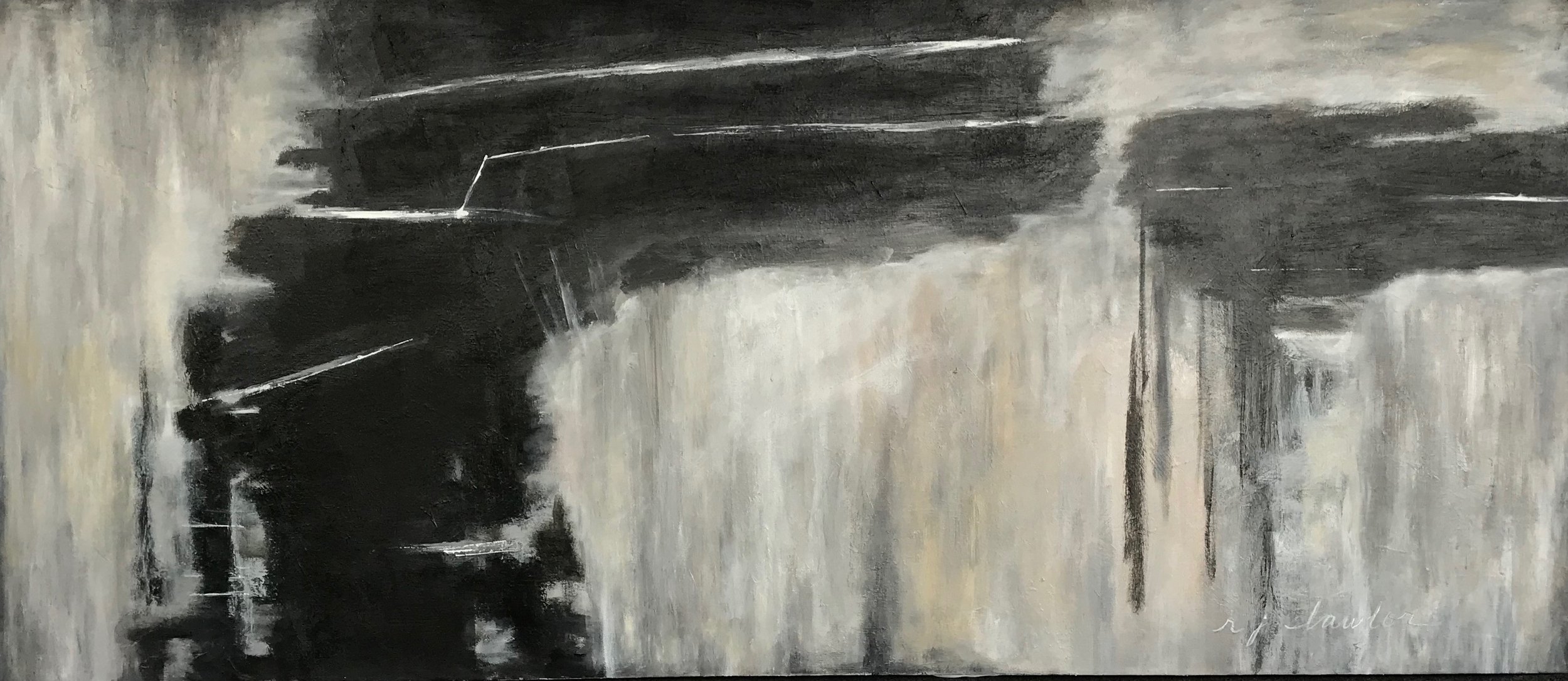    Wall Cloud No. 231  , 30” x 70”, acrylic on canvas 