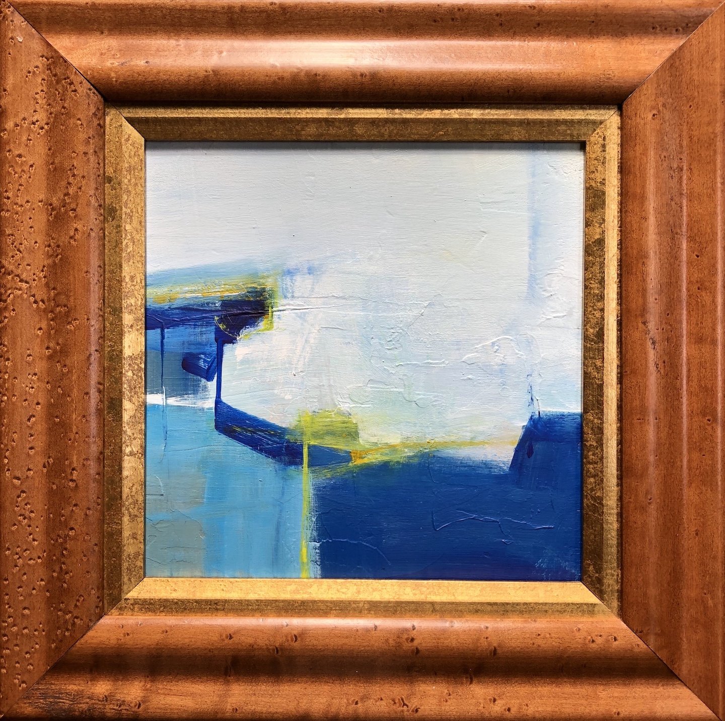    Blue Dream  , 15” x 15”, acrylic on wood panel 