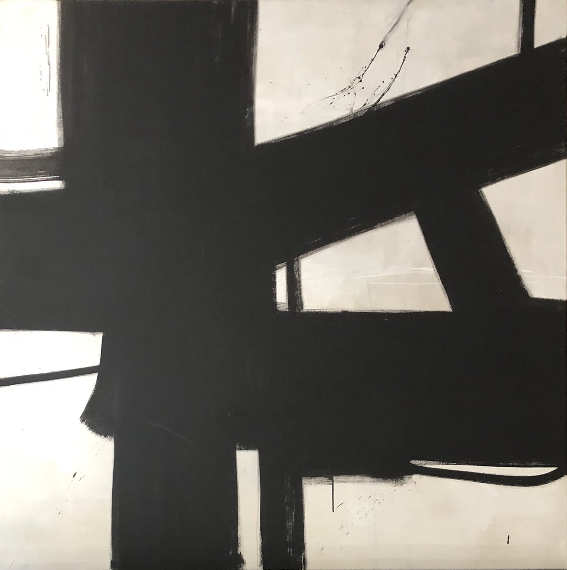    Black Tie IV  , 72” x 72”, acrylic on canvas 